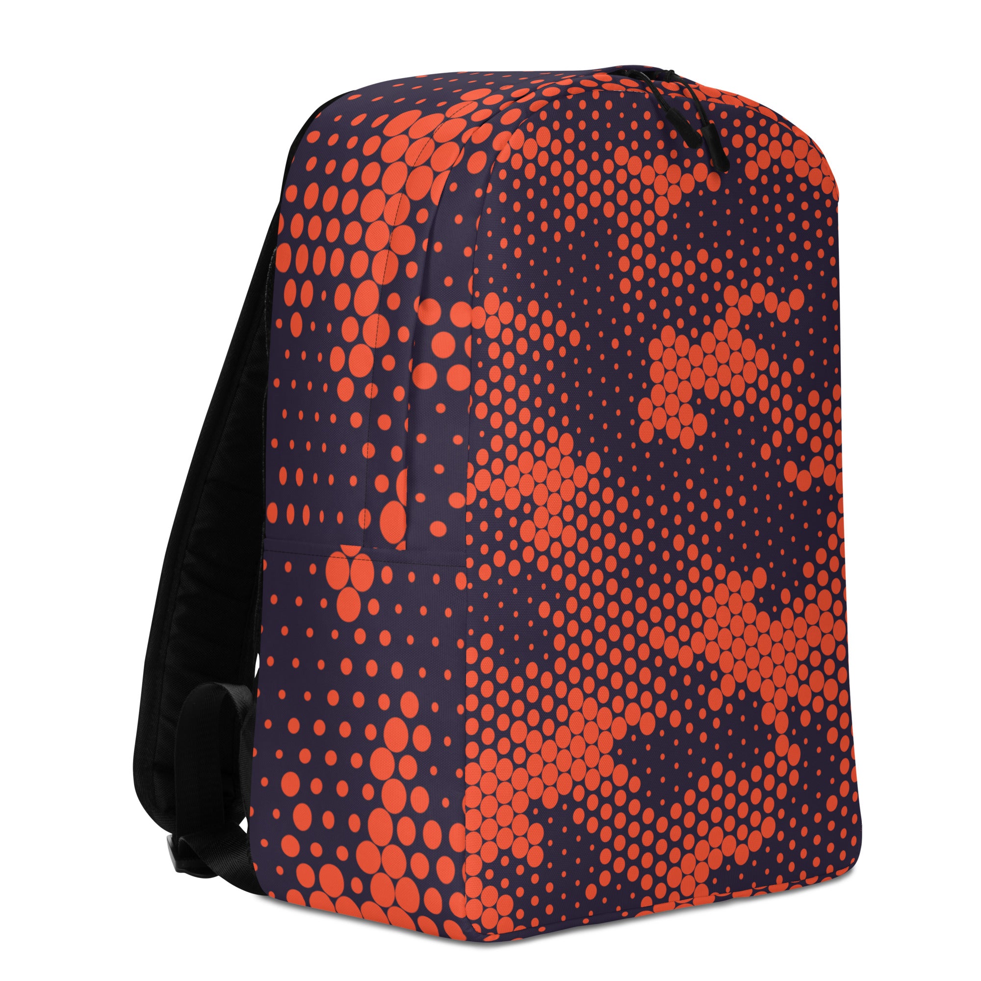 Minimalist Backpack | Orange & Blue Digital Camouflage Camo Colors