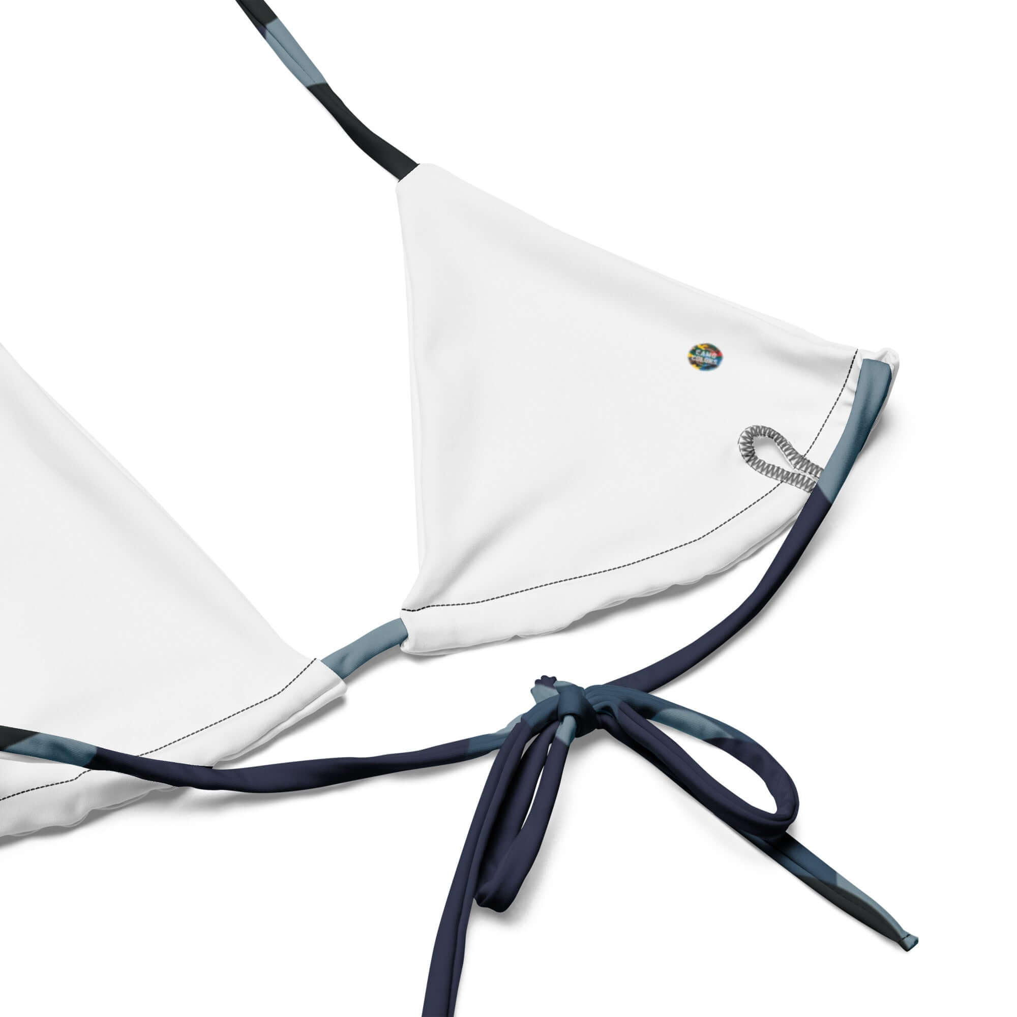 Blue Camo String Bikini Top | Army Style | Camo Colors