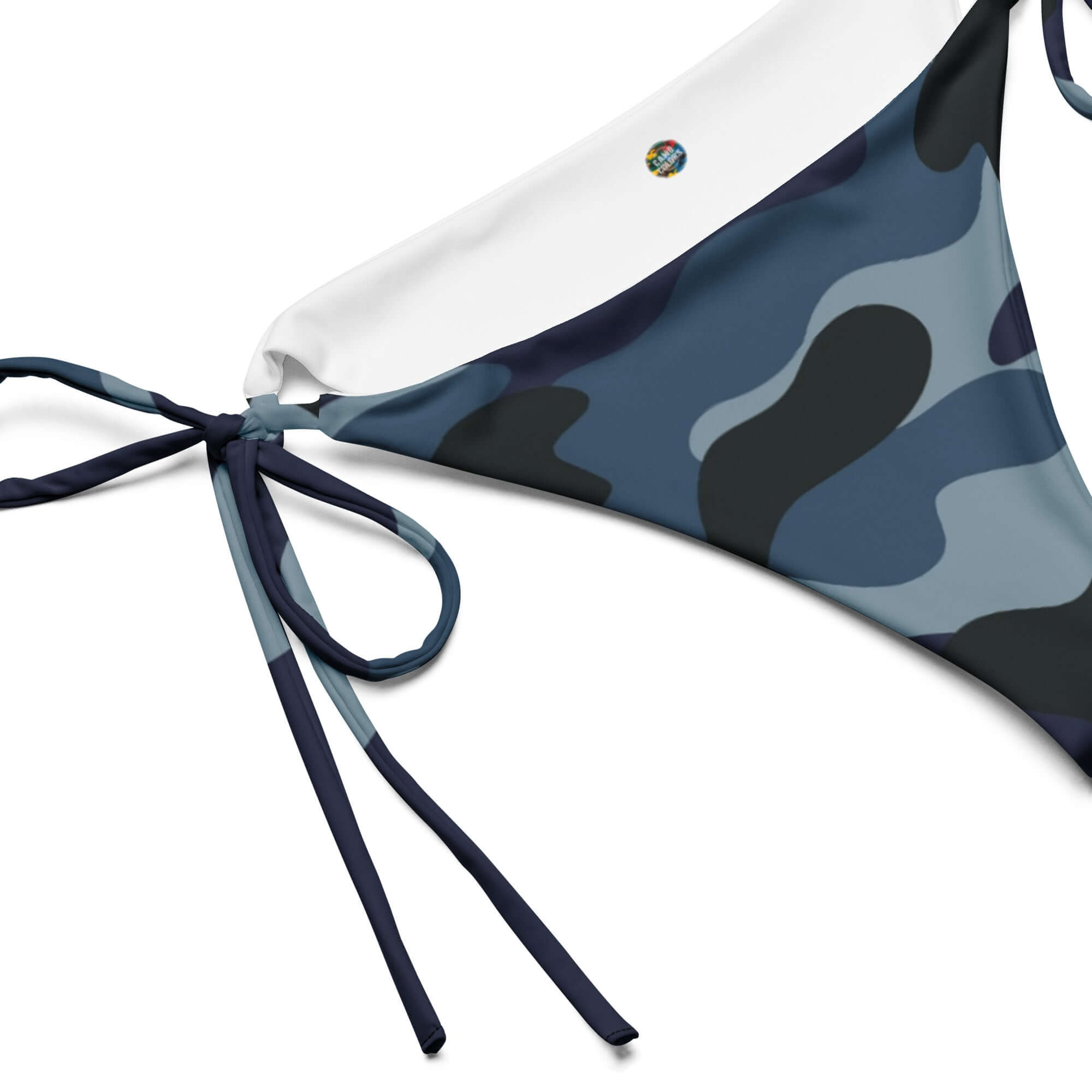 Blue Camo String Bikini Bottom | Army Style | Camo Colors