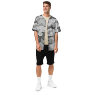 Baseball Jersey | Unisex | Gray Digital Camouflage Camo Colors