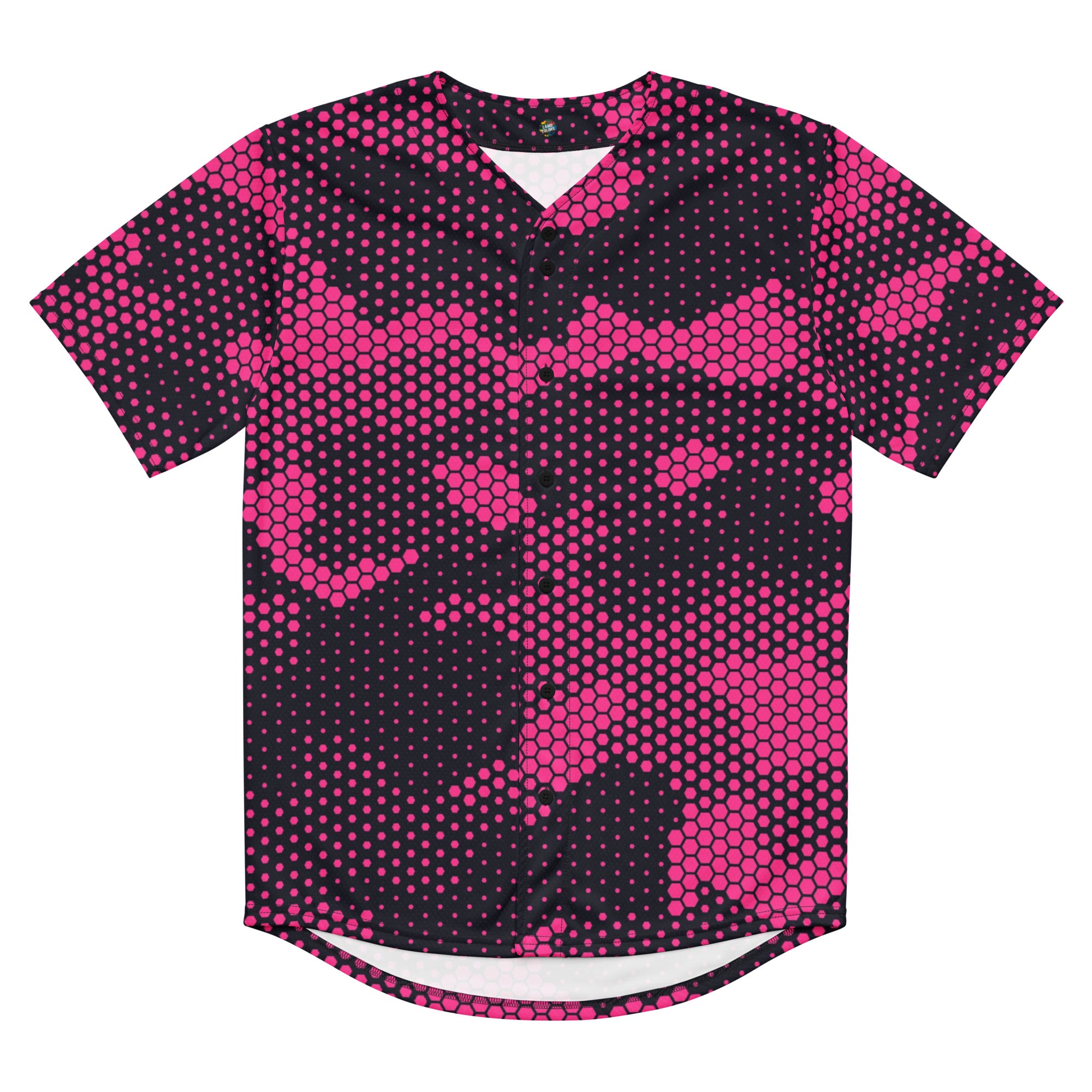 Baseball Jersey | Unisex | Pink Digital Dotted Camouflage Camo Colors