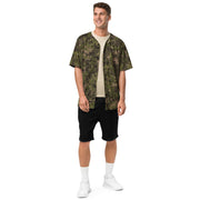Camo Baseball Jersey | Hunting Brown Camouflage Style Camo Colors