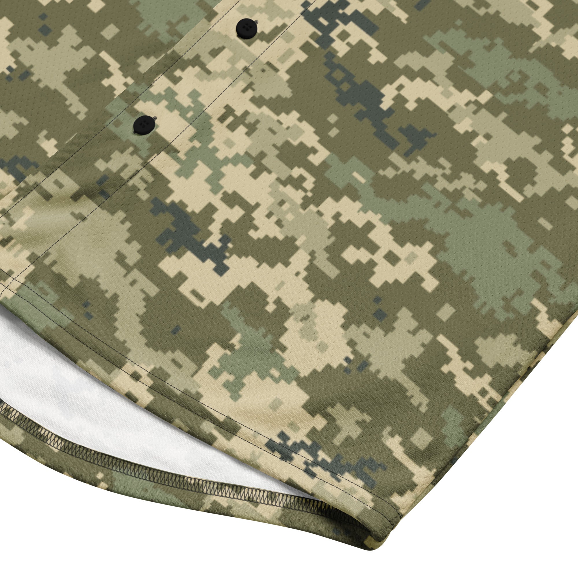 Green Camo Baseball Jersey | Ukraine Green Camouflage Camo Colors