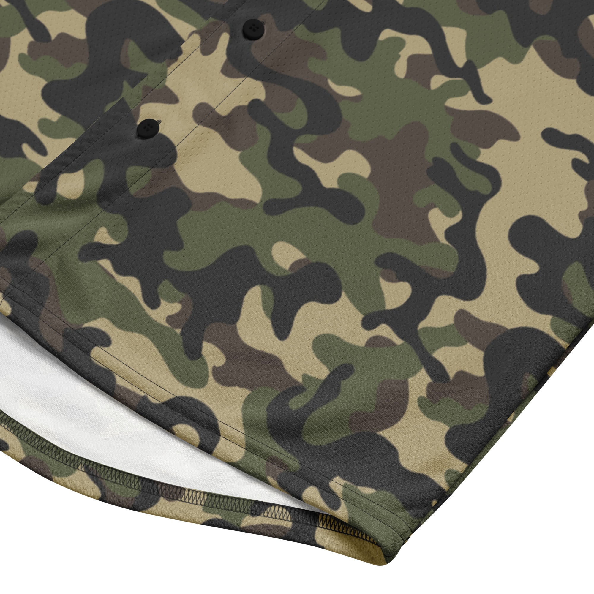 Camo Baseball Jersey | Classic MIlitary Brown Style Camo Colors