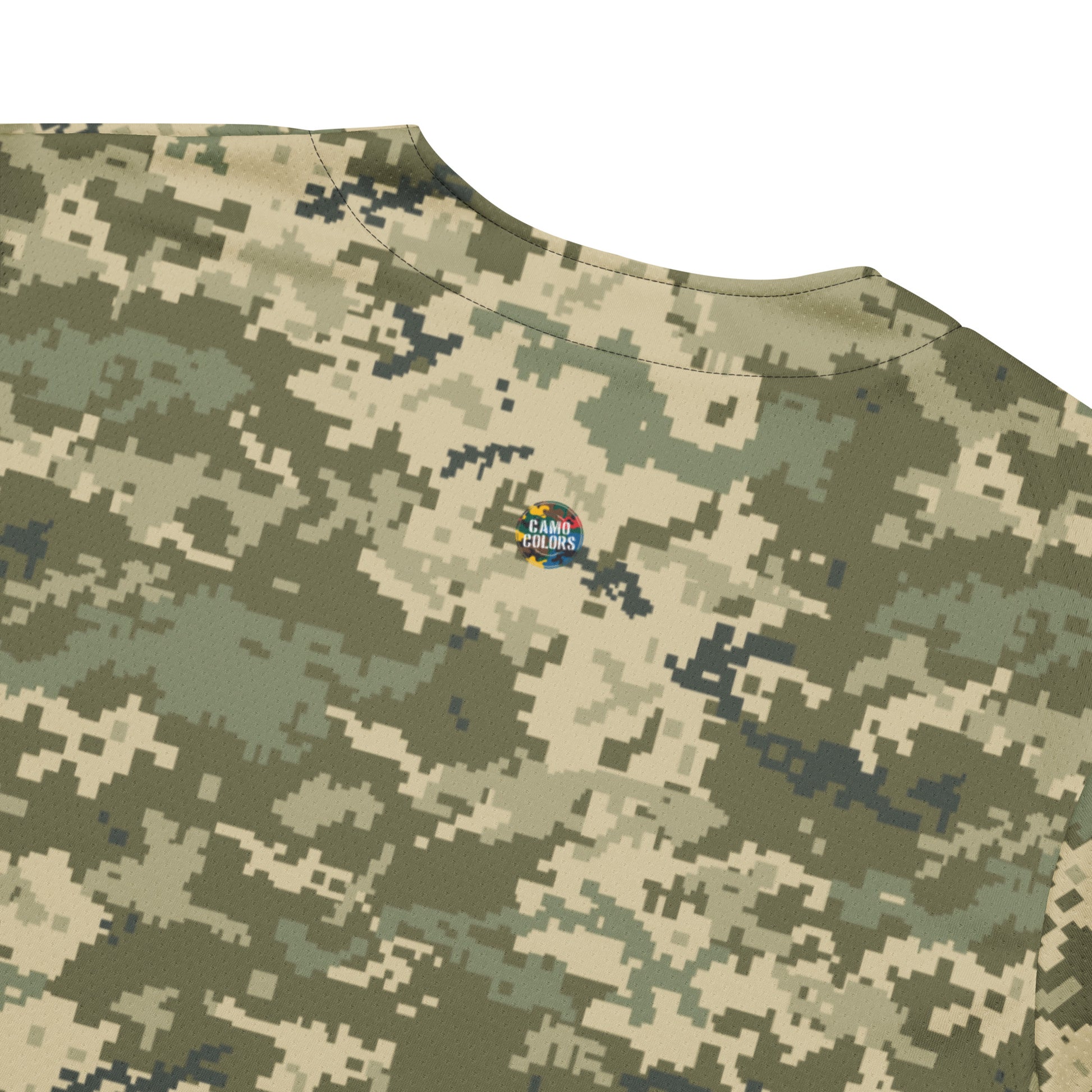 Green Camo Baseball Jersey | Ukraine Green Camouflage Camo Colors