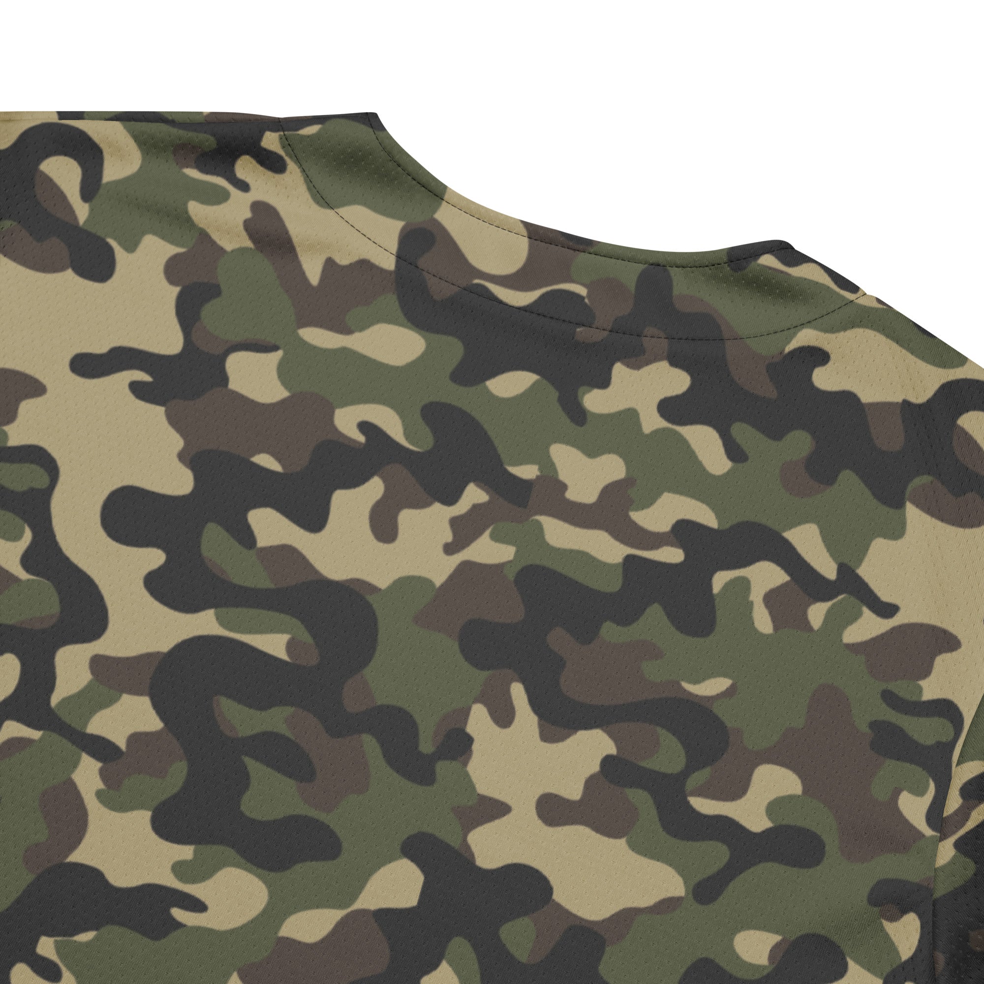 Camo Baseball Jersey | Classic MIlitary Brown Style Camo Colors