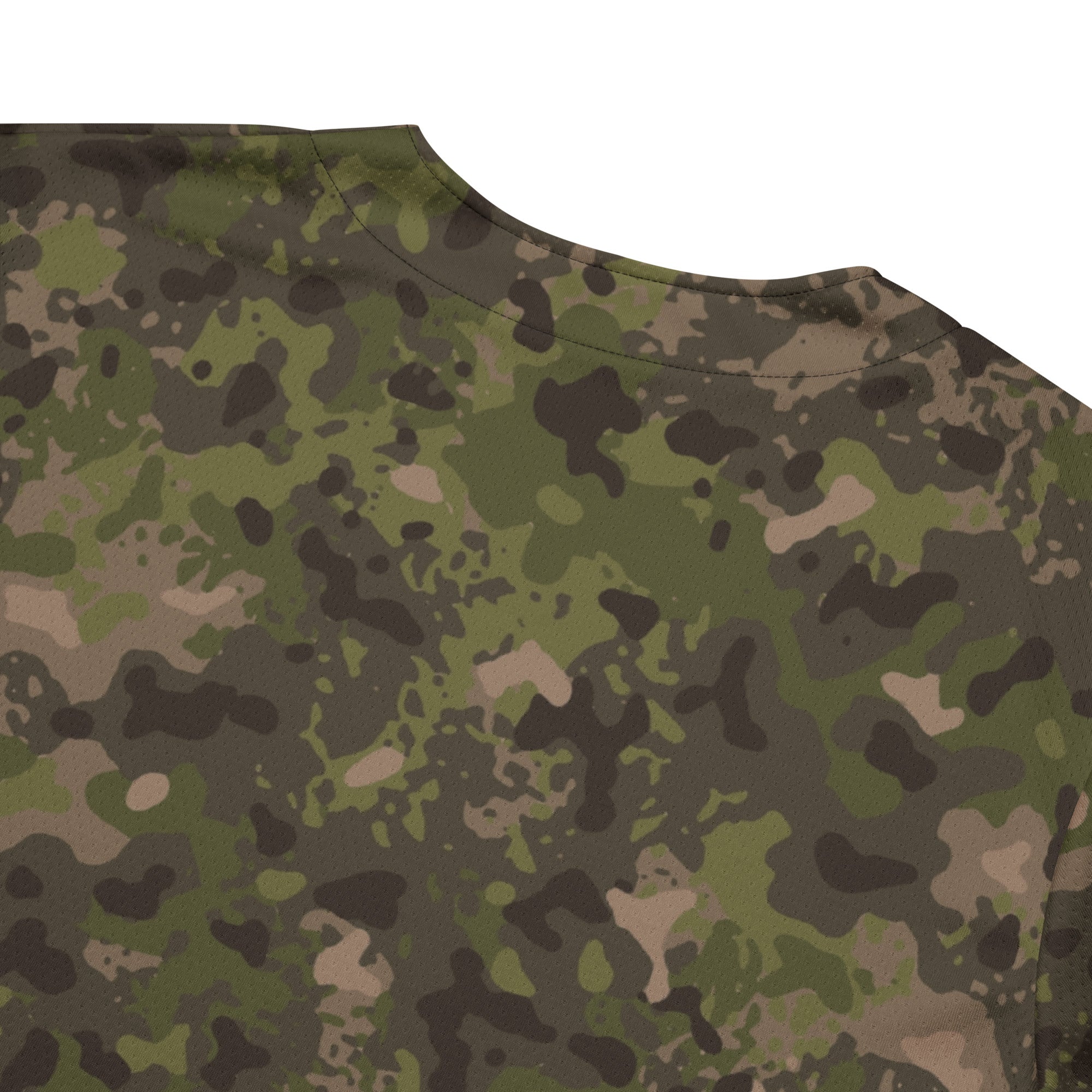 Camo Baseball Jersey | Hunting Brown Camouflage Style Camo Colors