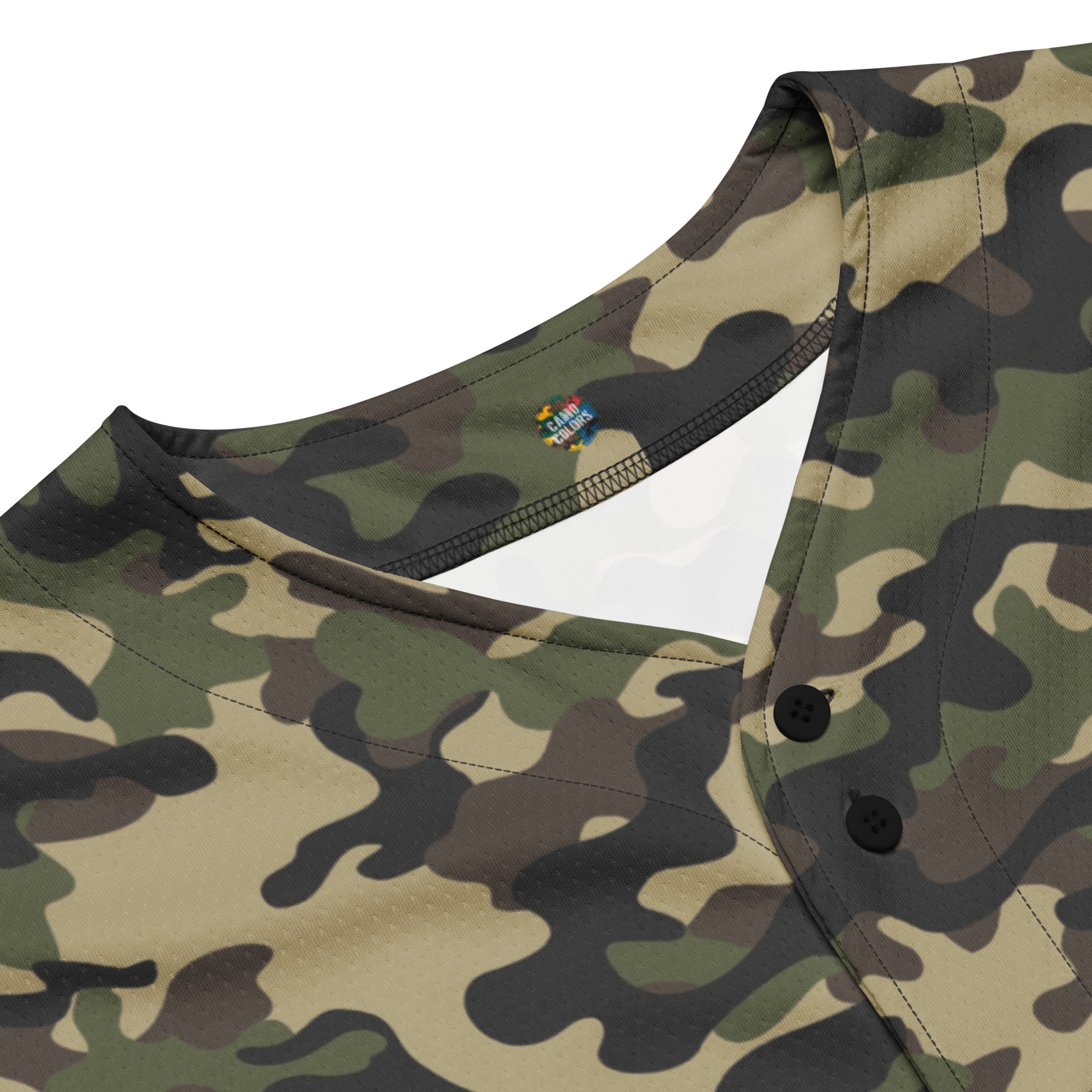 Camo Baseball Jersey | Classic MIlitary Brown Style Camo Colors