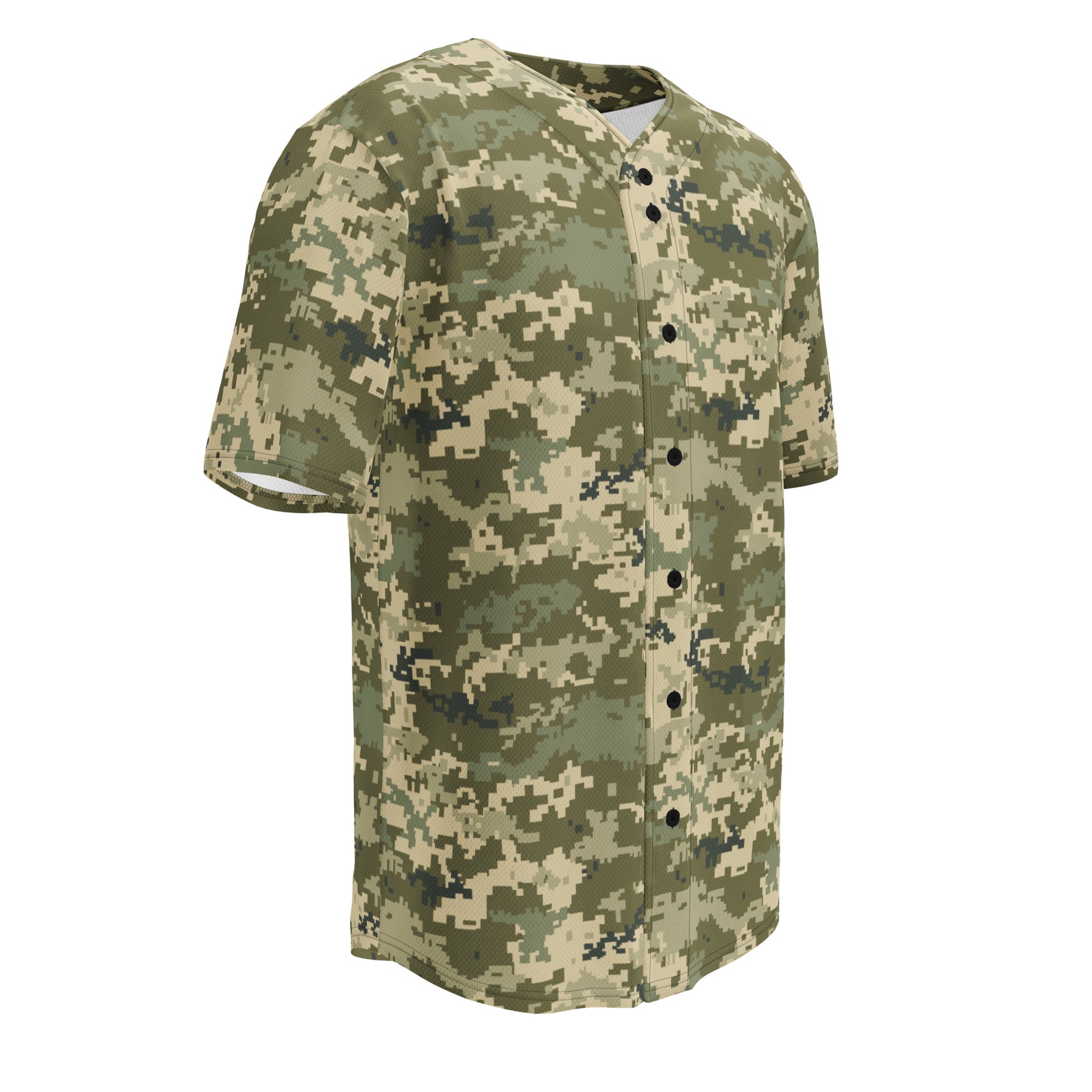 Green Camo Baseball Jersey | Ukraine Green Camouflage Camo Colors