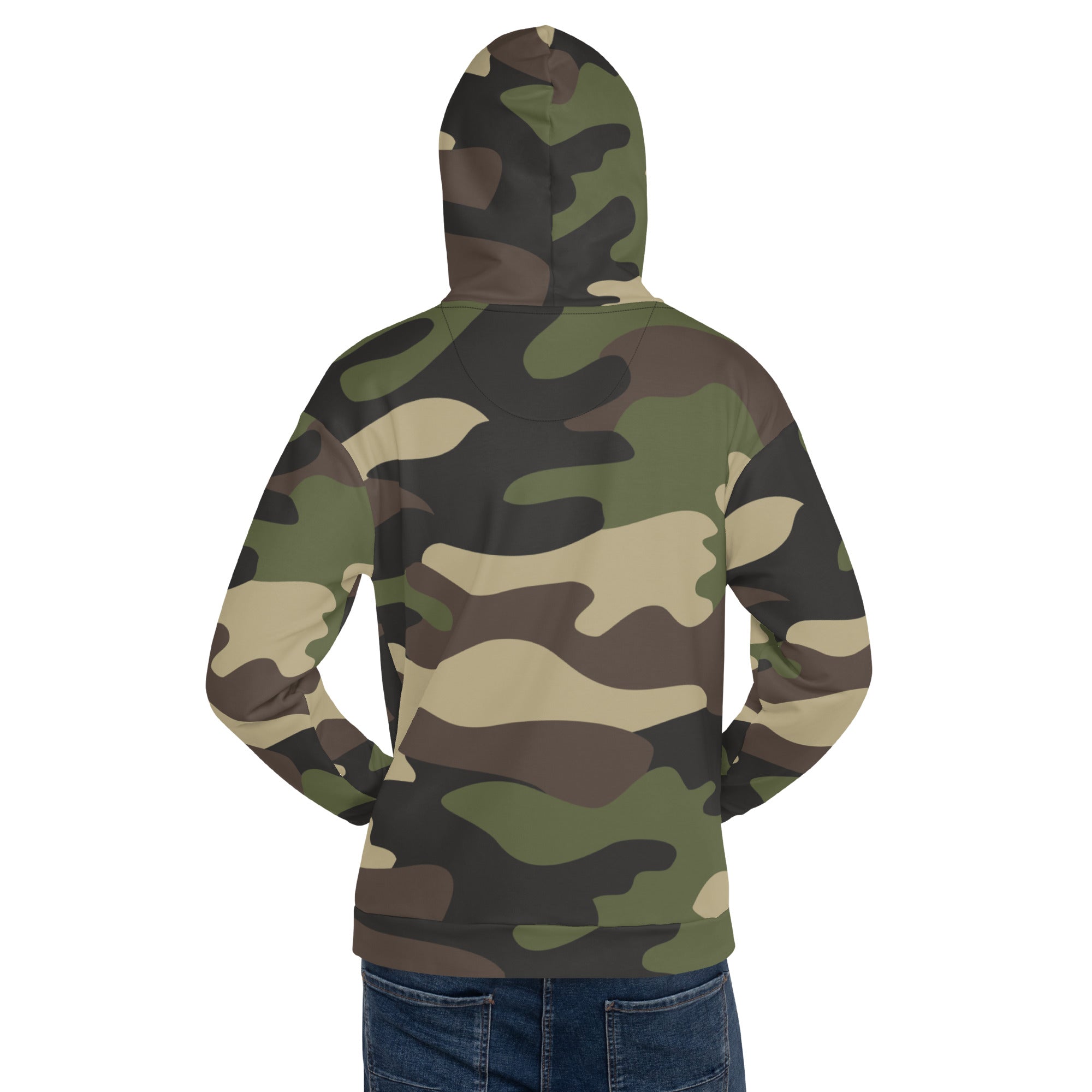 Camo Hoodie | Classic Green Pullover Camo Colors