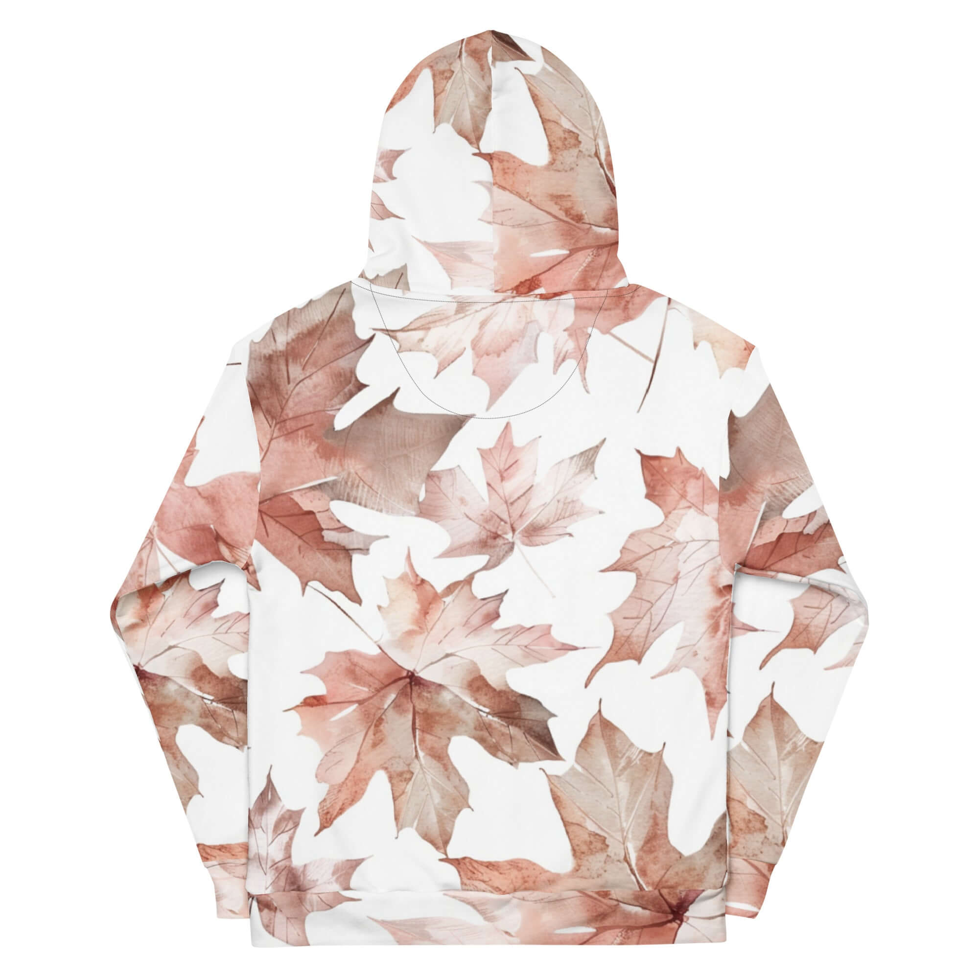 Maple Leaf Hoodie | Soft White Watercolor | Camo Colors