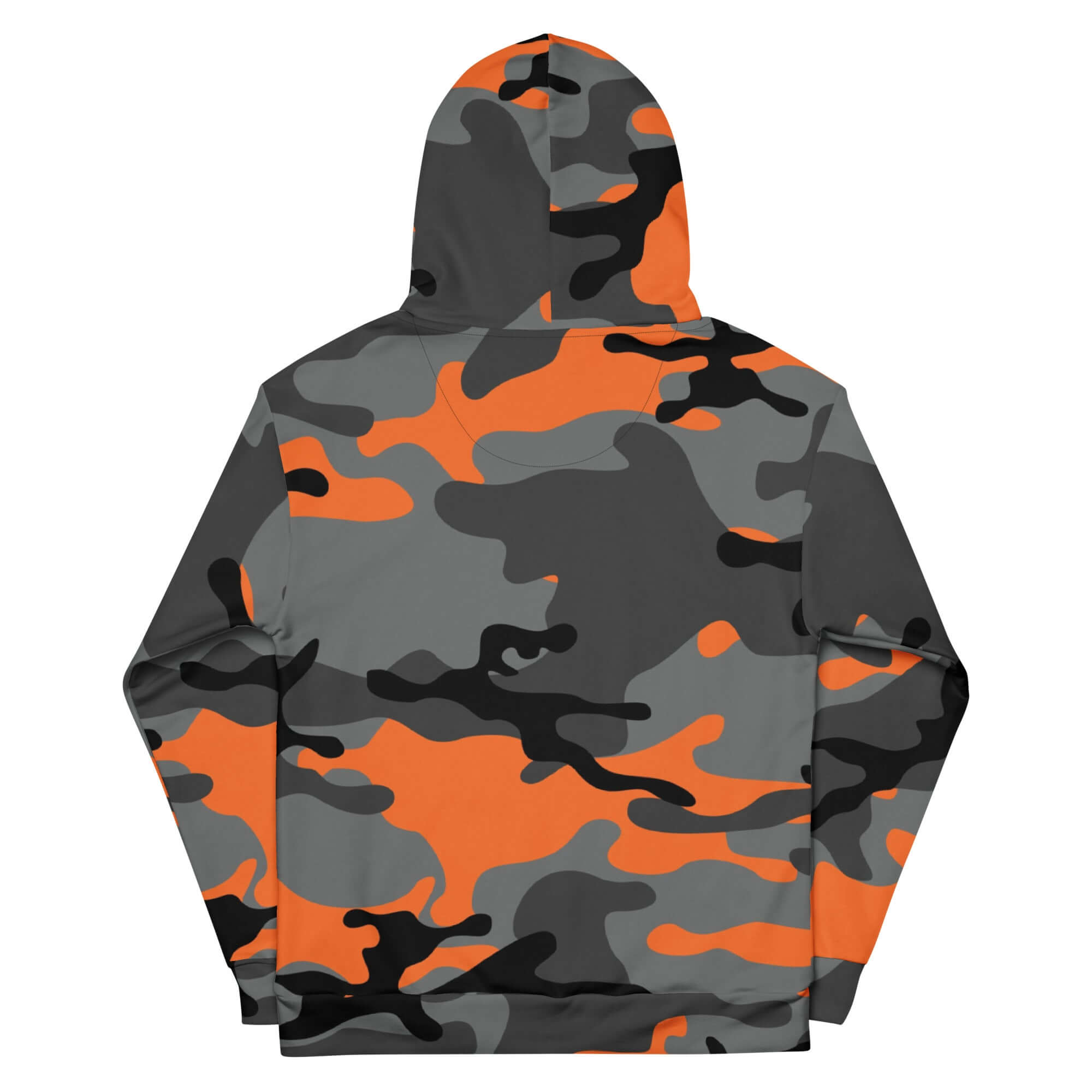 Soft, Thick and Heavy Camo Hoodie in Orange and Black | Camo Colors