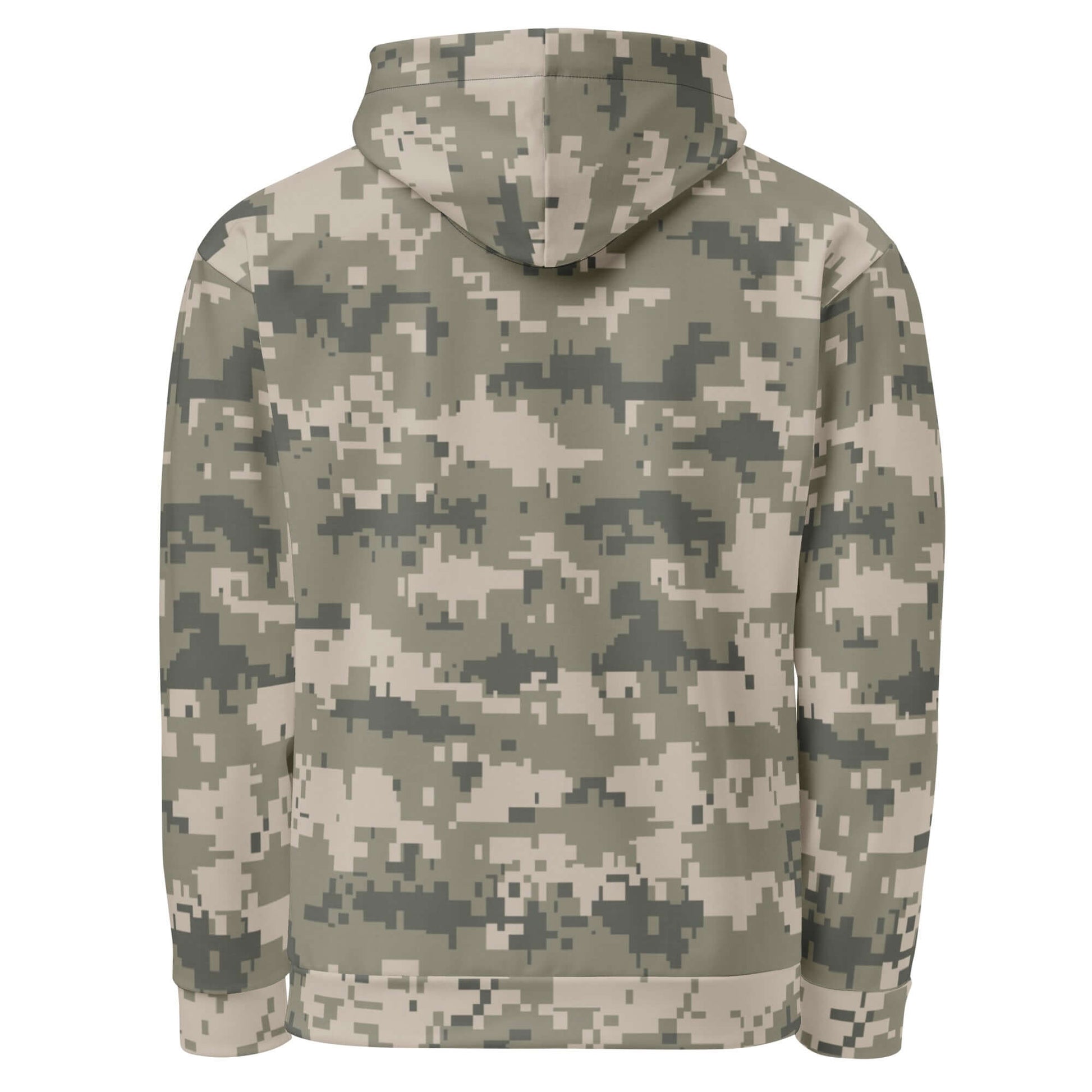 Soft and Heavy Camo Hoodie in Khaki Pixel Print | Camo Colors