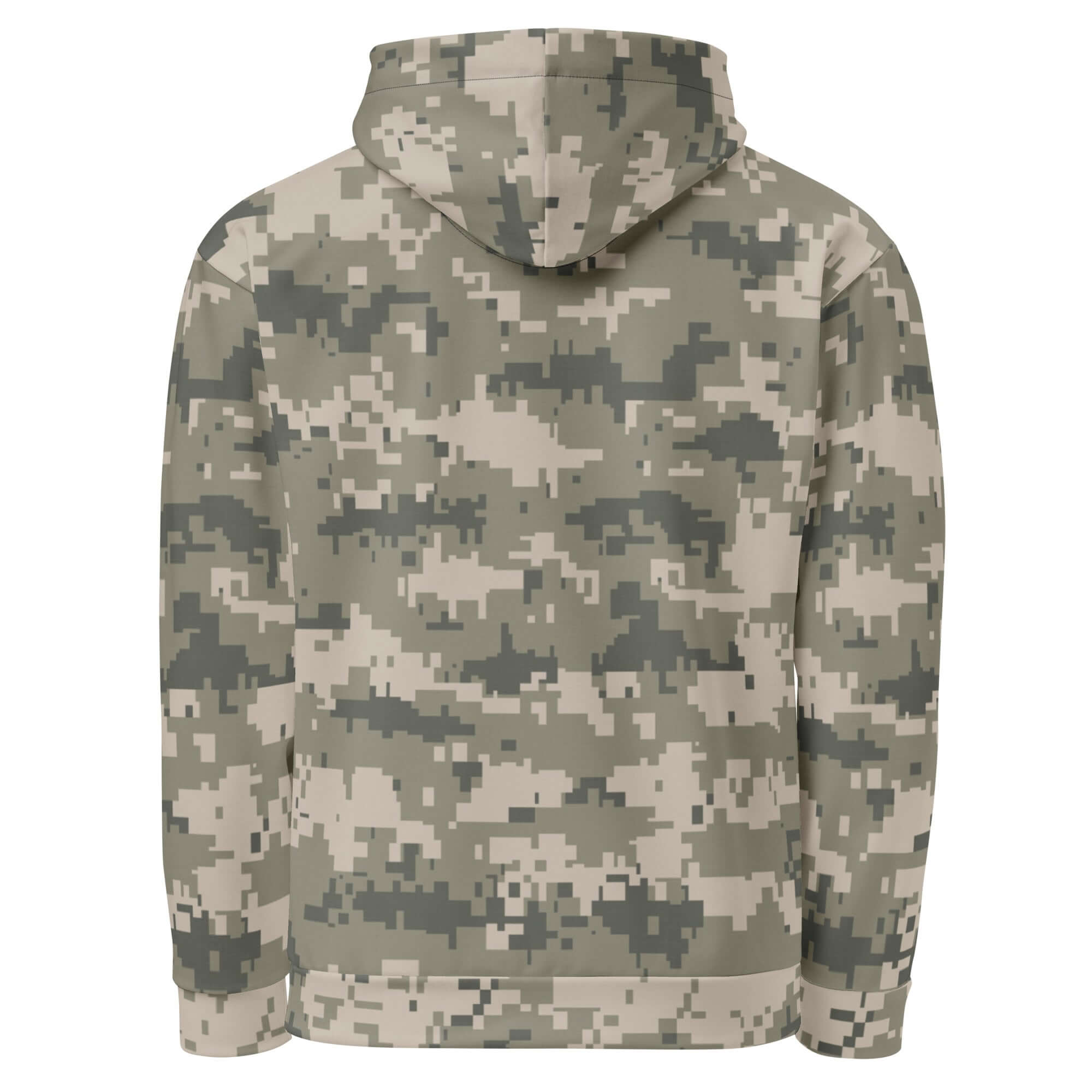 Soft and Heavy Camo Hoodie in Khaki Pixel Print | Camo Colors