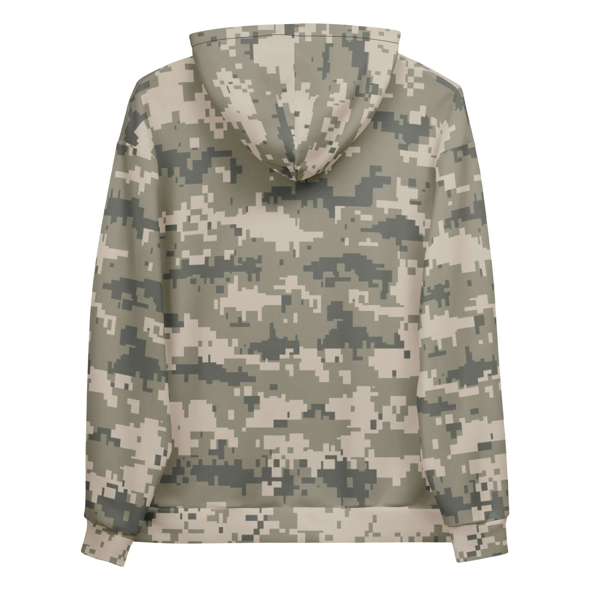 Soft and Heavy Camo Hoodie in Khaki Pixel Print | Camo Colors