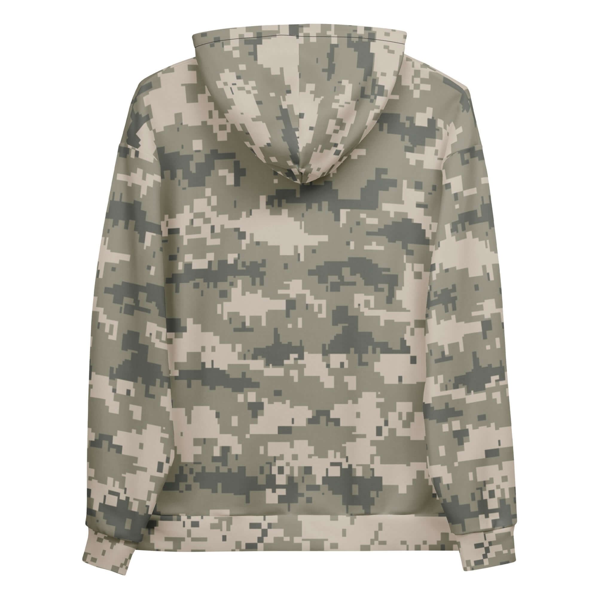 Soft and Heavy Camo Hoodie in Khaki Pixel Print | Camo Colors