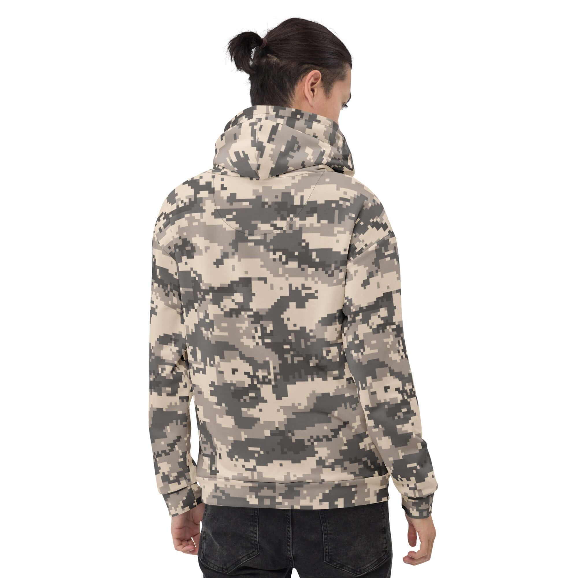 Brown Desert Digital Camouflage Hoodie | Soft and Heavy | Camo Colors