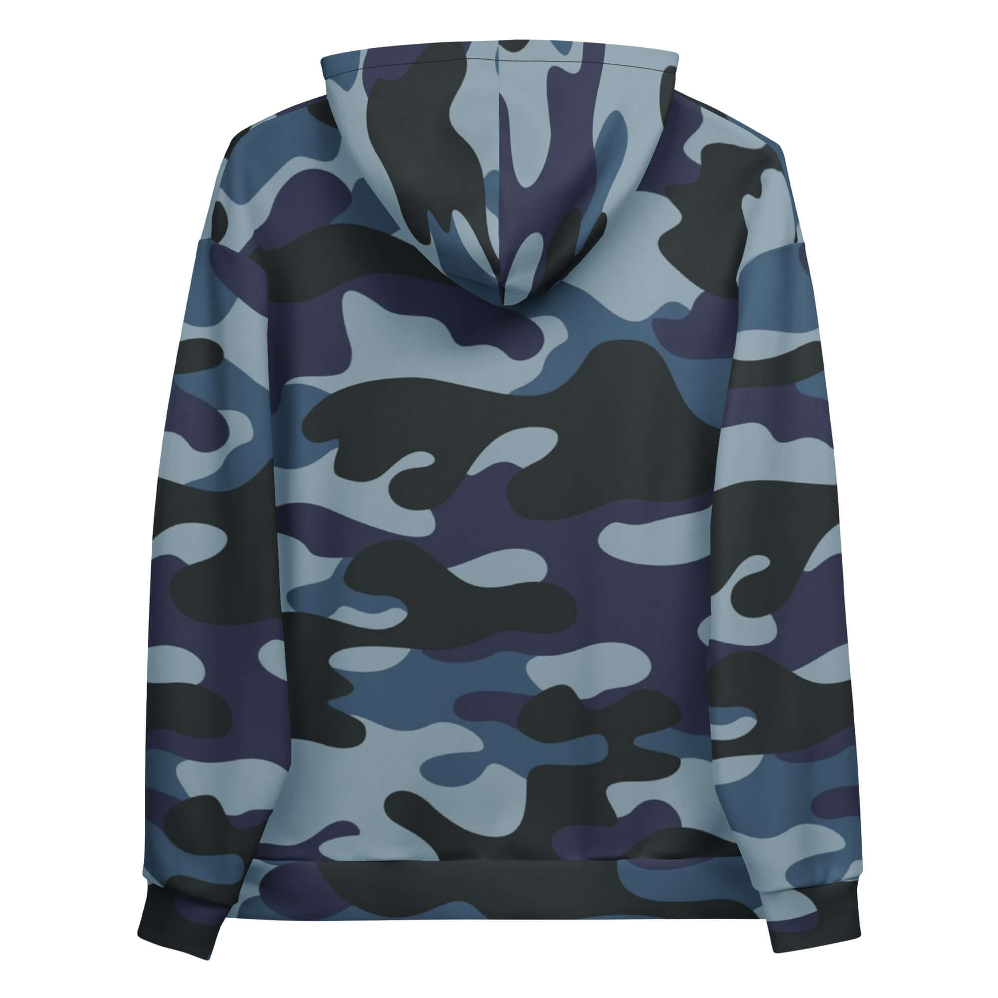 Army Blue Camouflage Hoodie | US Marines Texture | Camo Colors