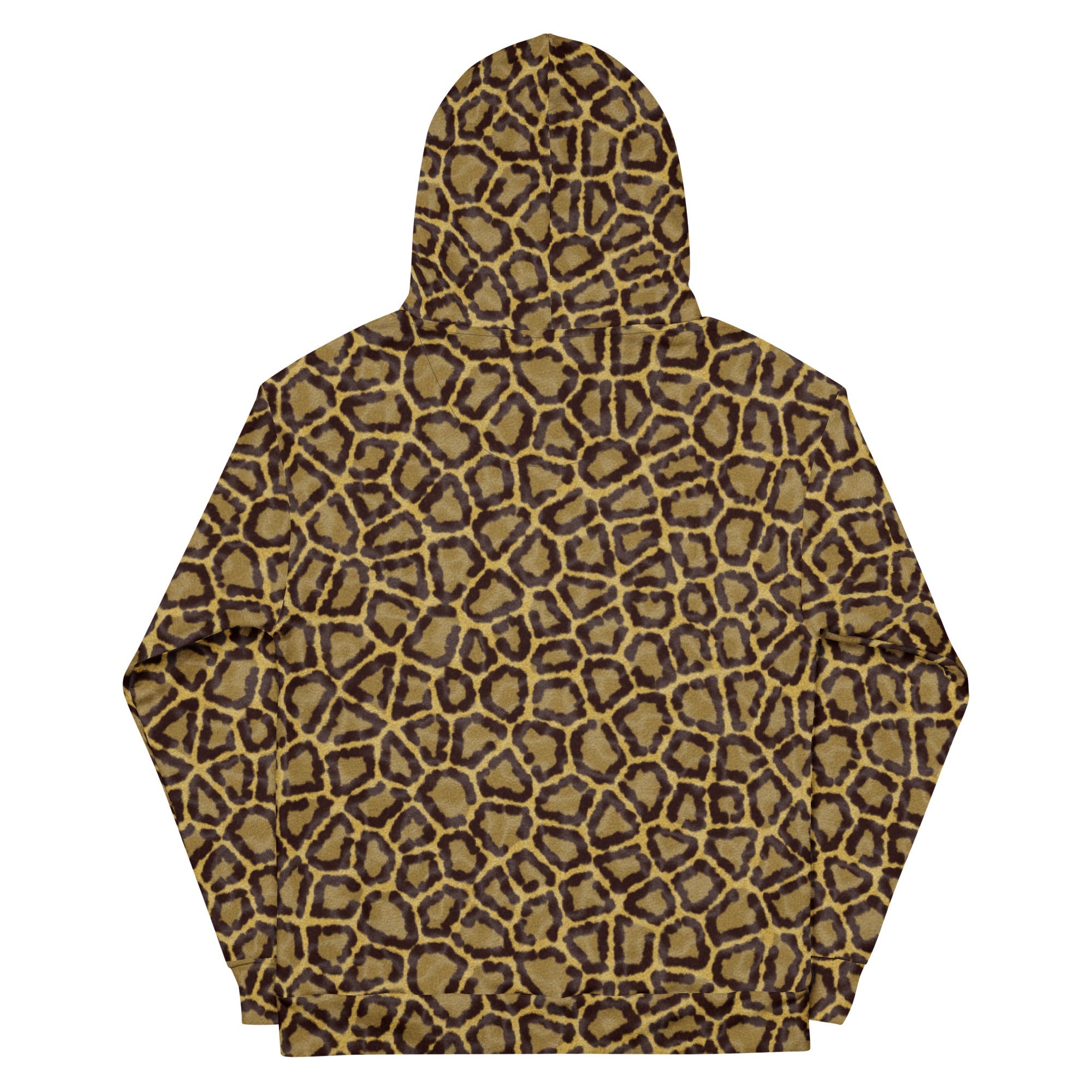 Leopard Print Hoodie | Orange & Gold | Camo Colors