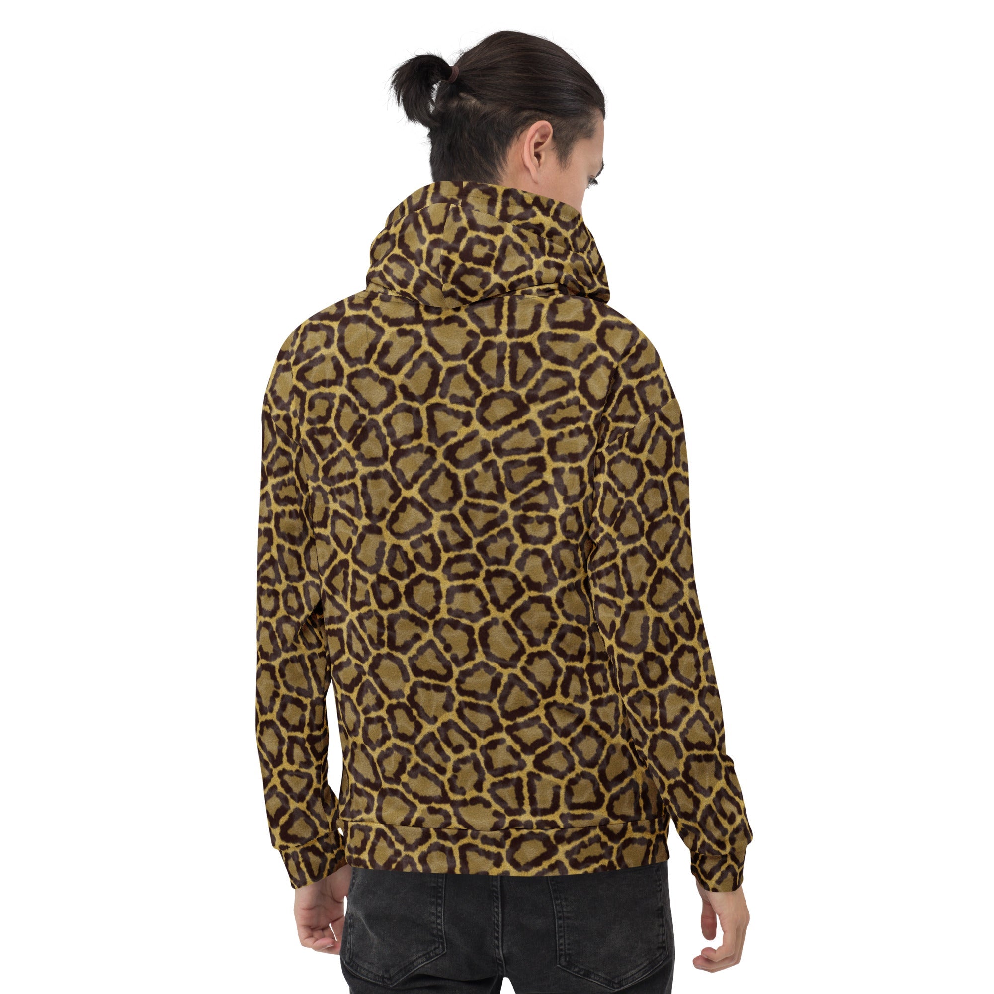 Leopard Print Hoodie | Orange & Gold | Camo Colors