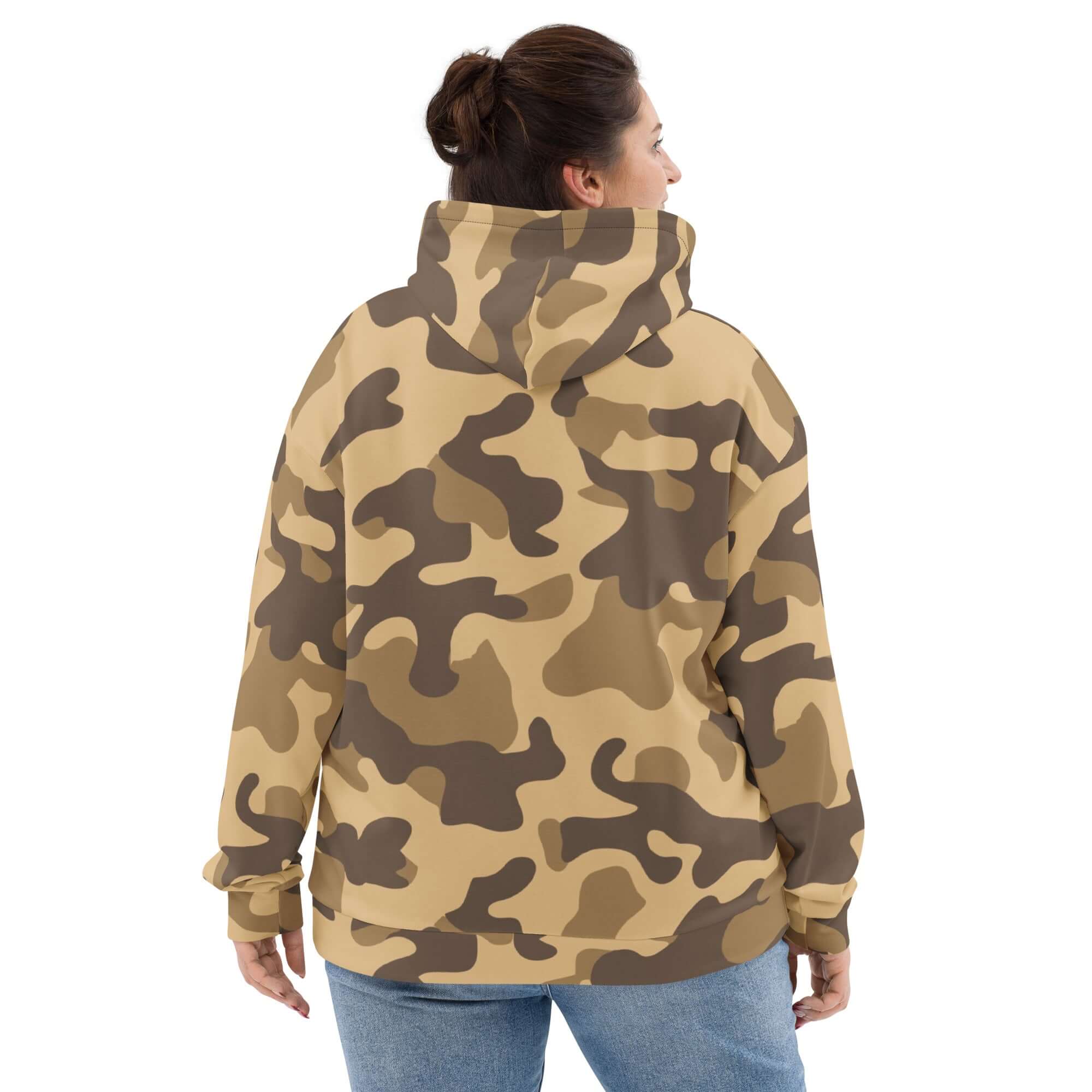 Camo Colors | Army-Style Hoodie in Khaki Camo