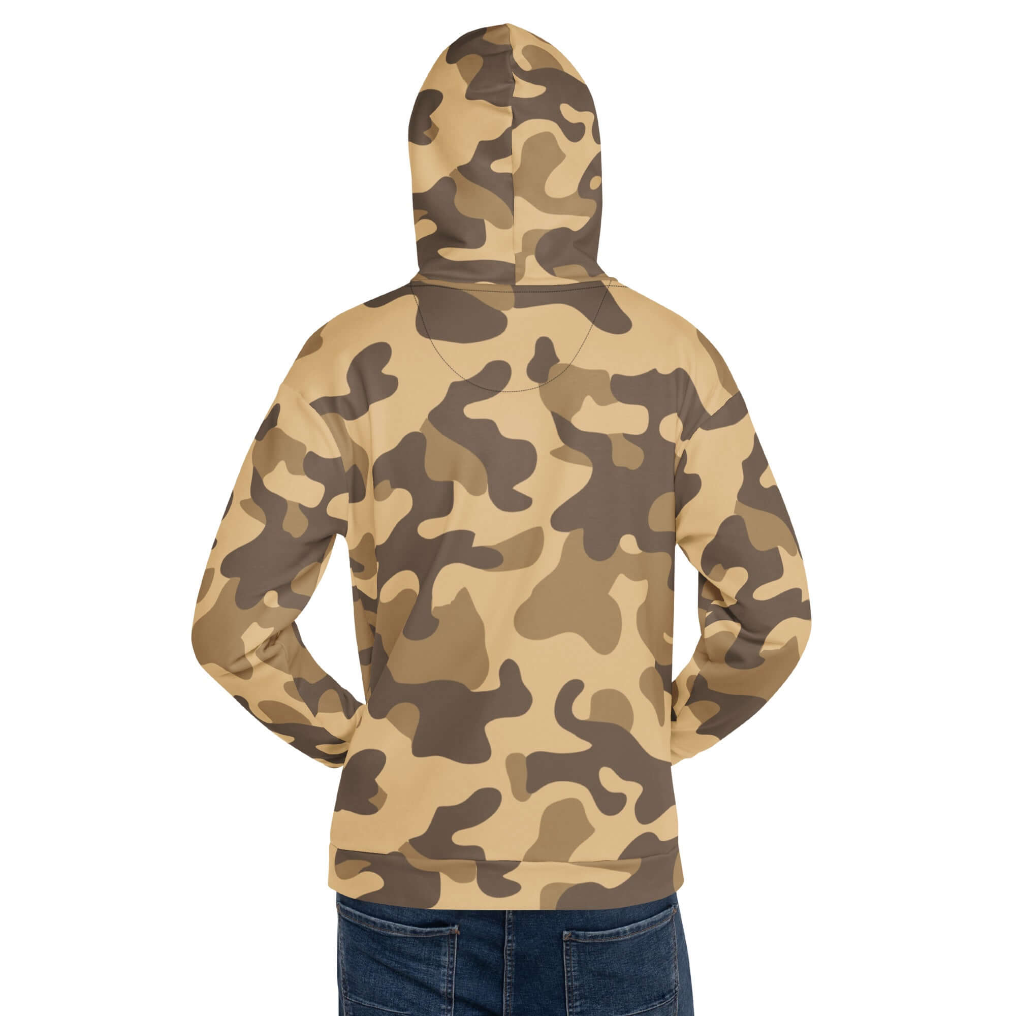 Camo Colors | Army-Style Hoodie in Khaki Camo