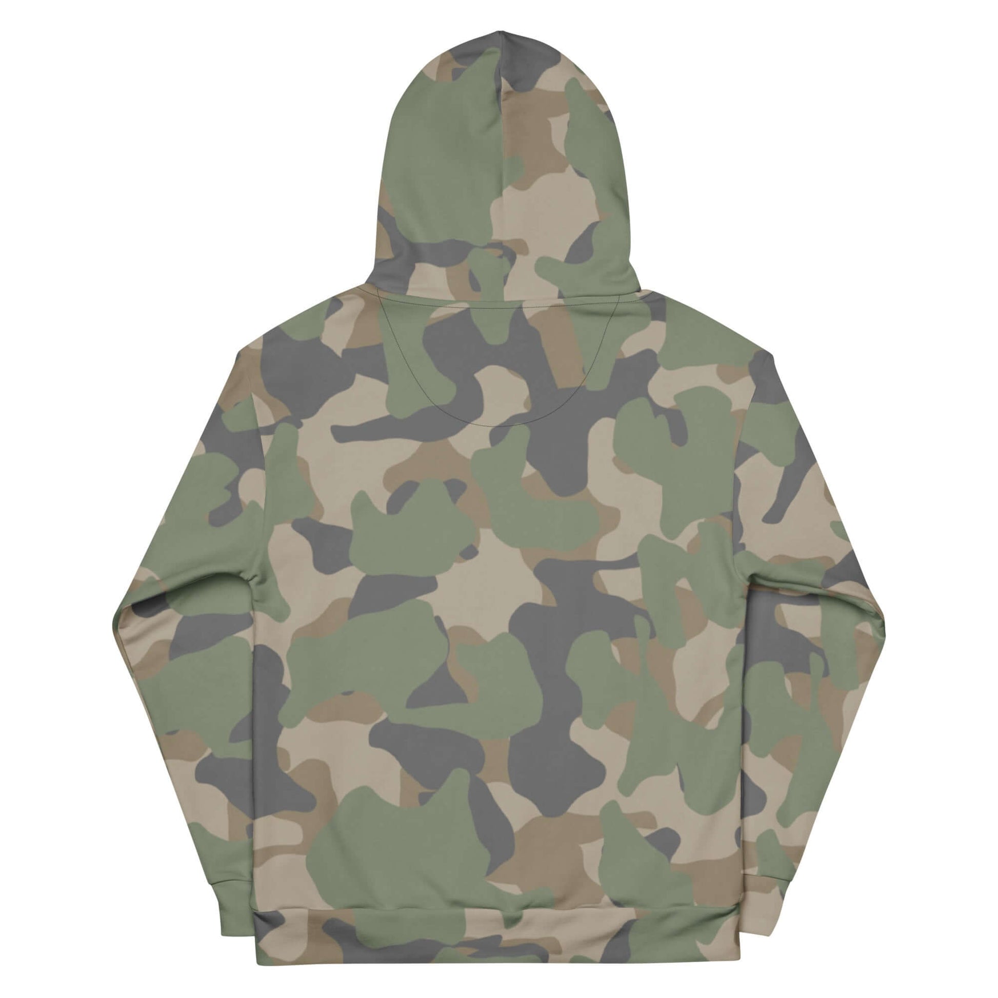 Camo Colors | Army-Style Hoodie in Green and Gray Camo