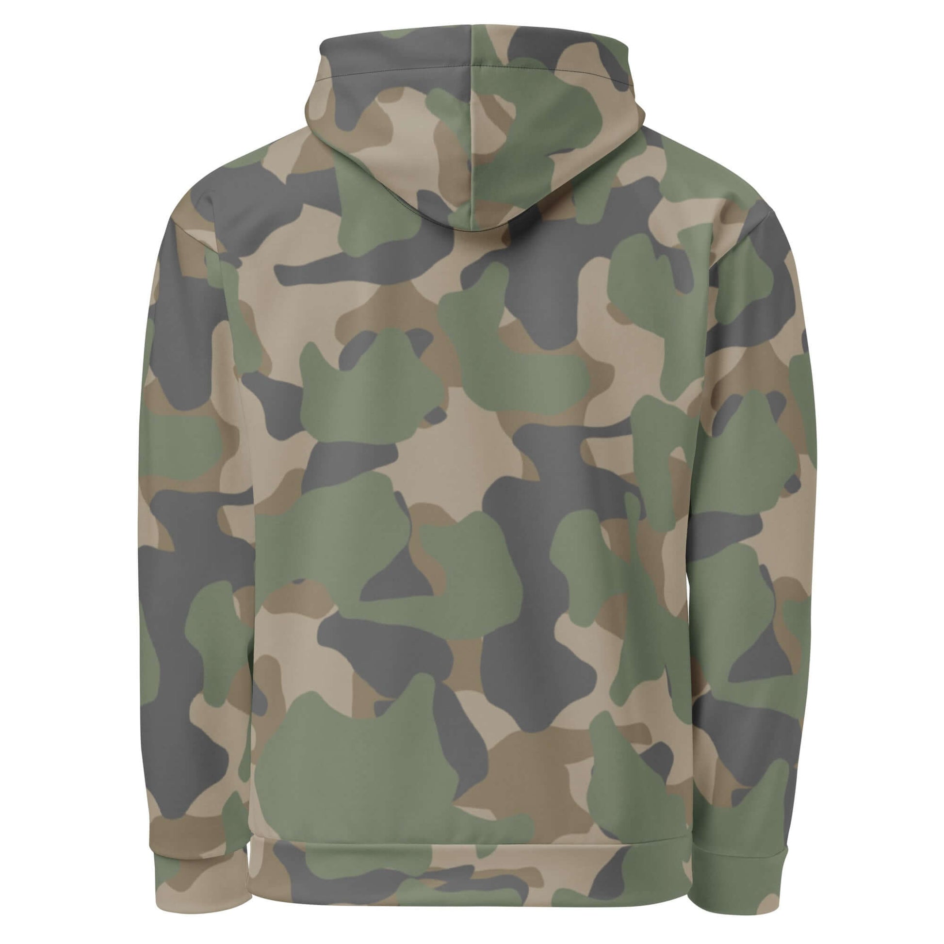 Camo Colors | Army-Style Hoodie in Green and Gray Camo