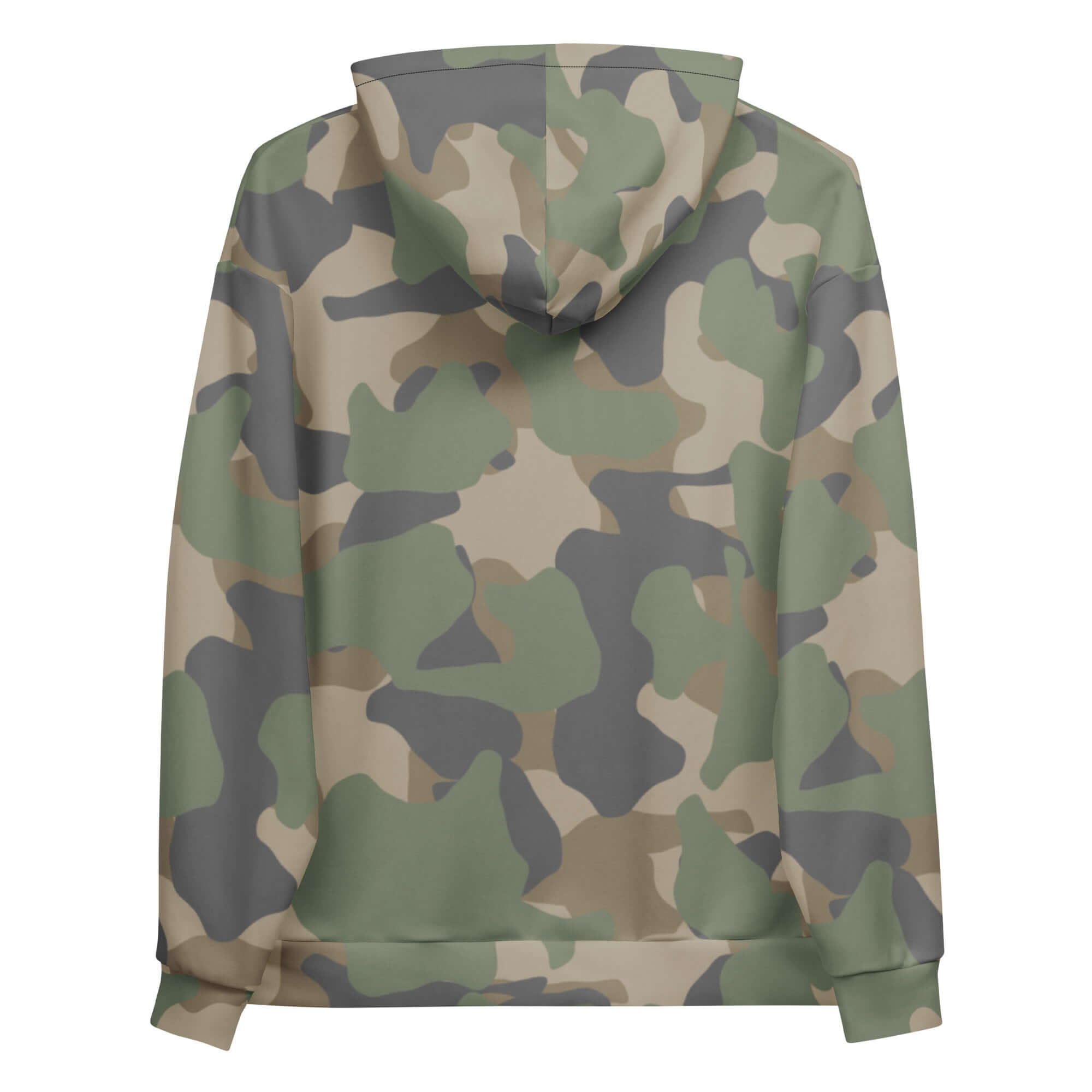 Camo Colors | Army-Style Hoodie in Green and Gray Camo