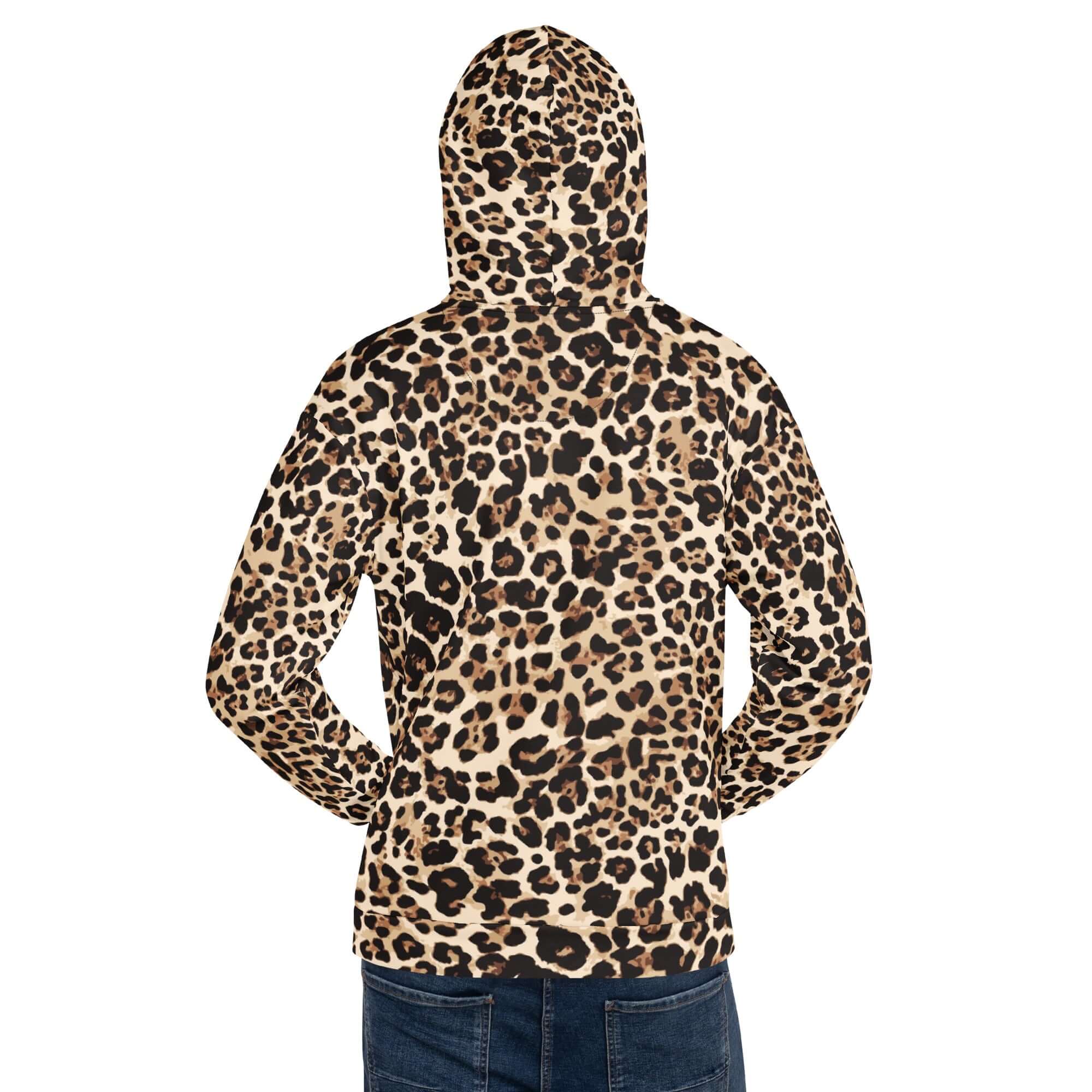 Camo Colors | Classic Leopard Print Hoodie | Unisex Design