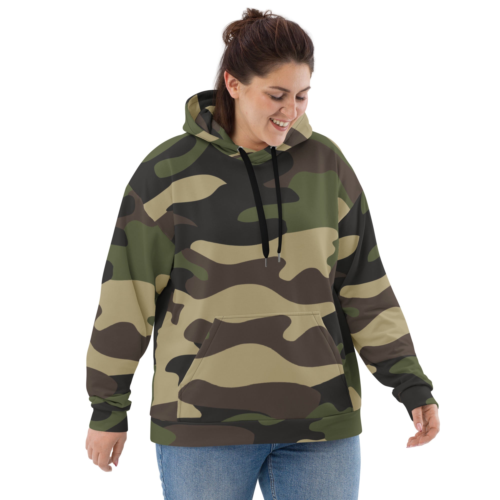 Camo Hoodie | Classic Green Pullover Camo Colors