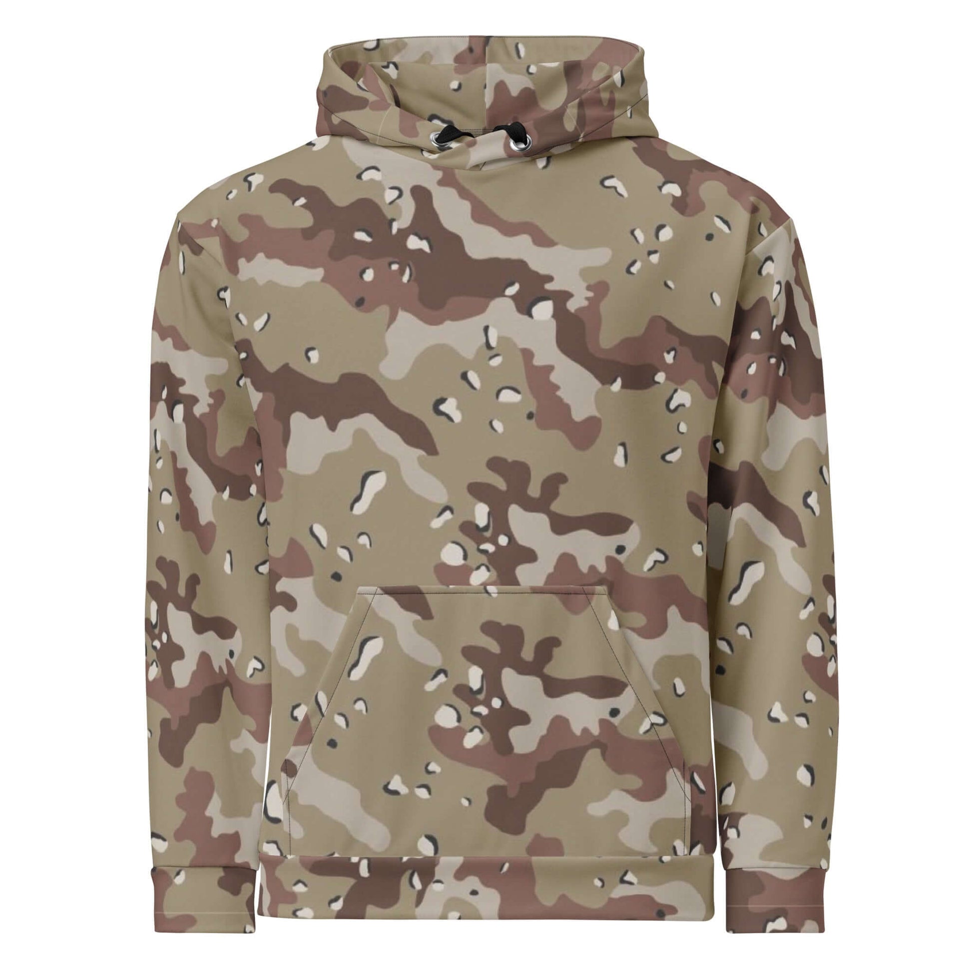 Army Style Hoodie | Brown Desert Camouflage | Camo Colors