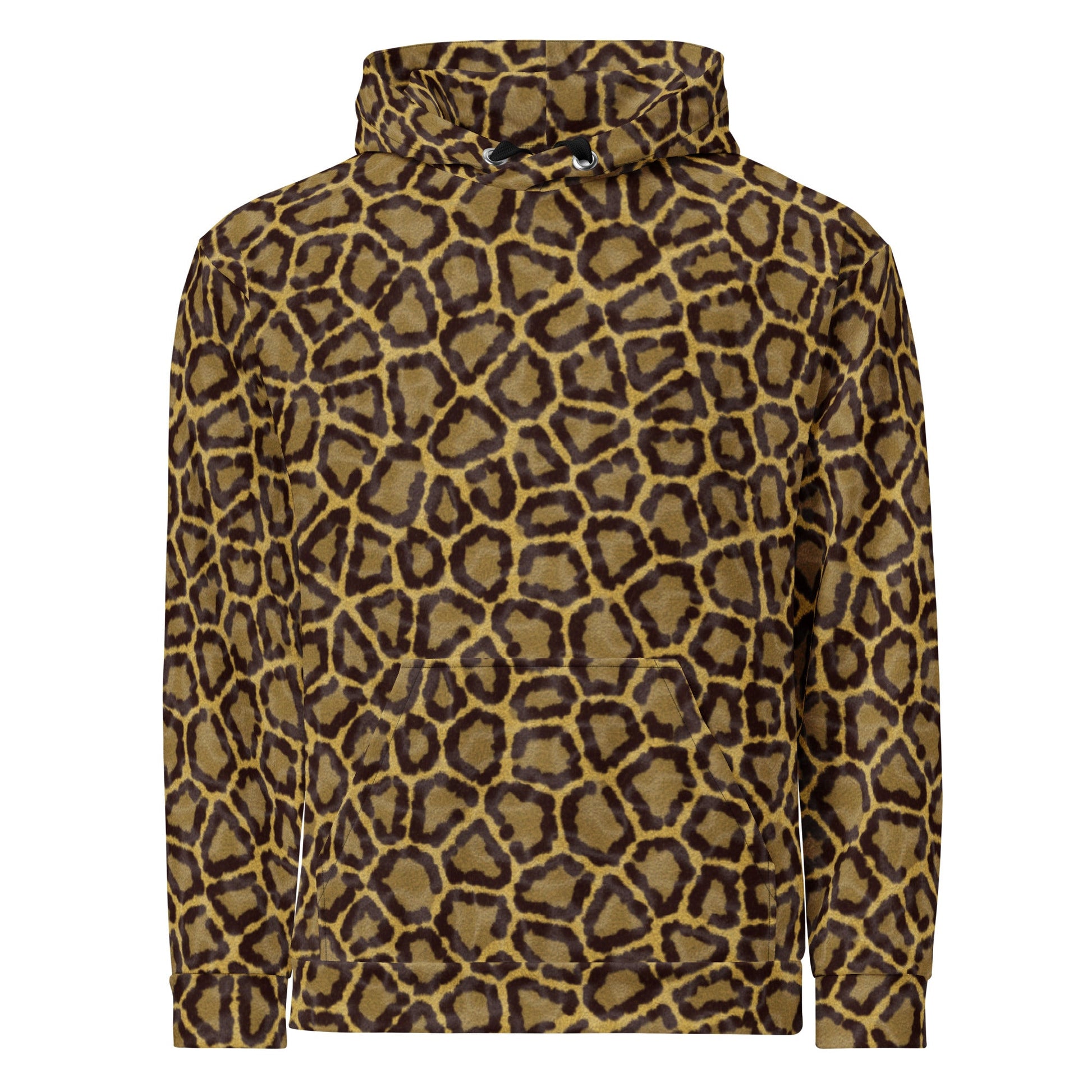 Leopard Print Hoodie | Orange & Gold | Camo Colors