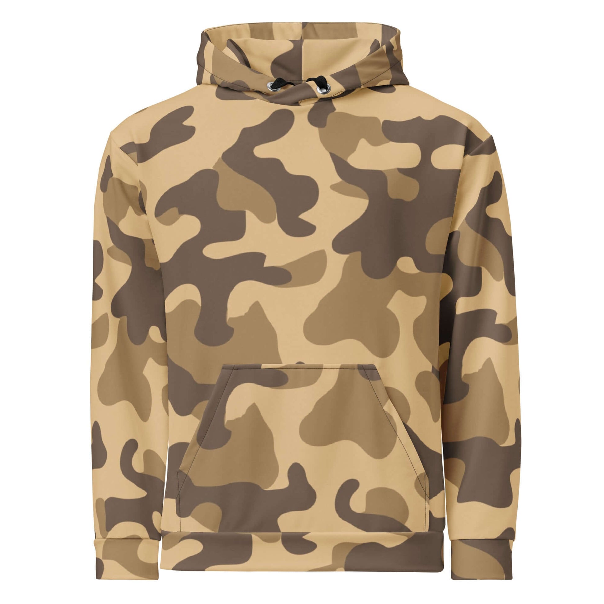 Camo Colors | Army-Style Hoodie in Khaki Camo