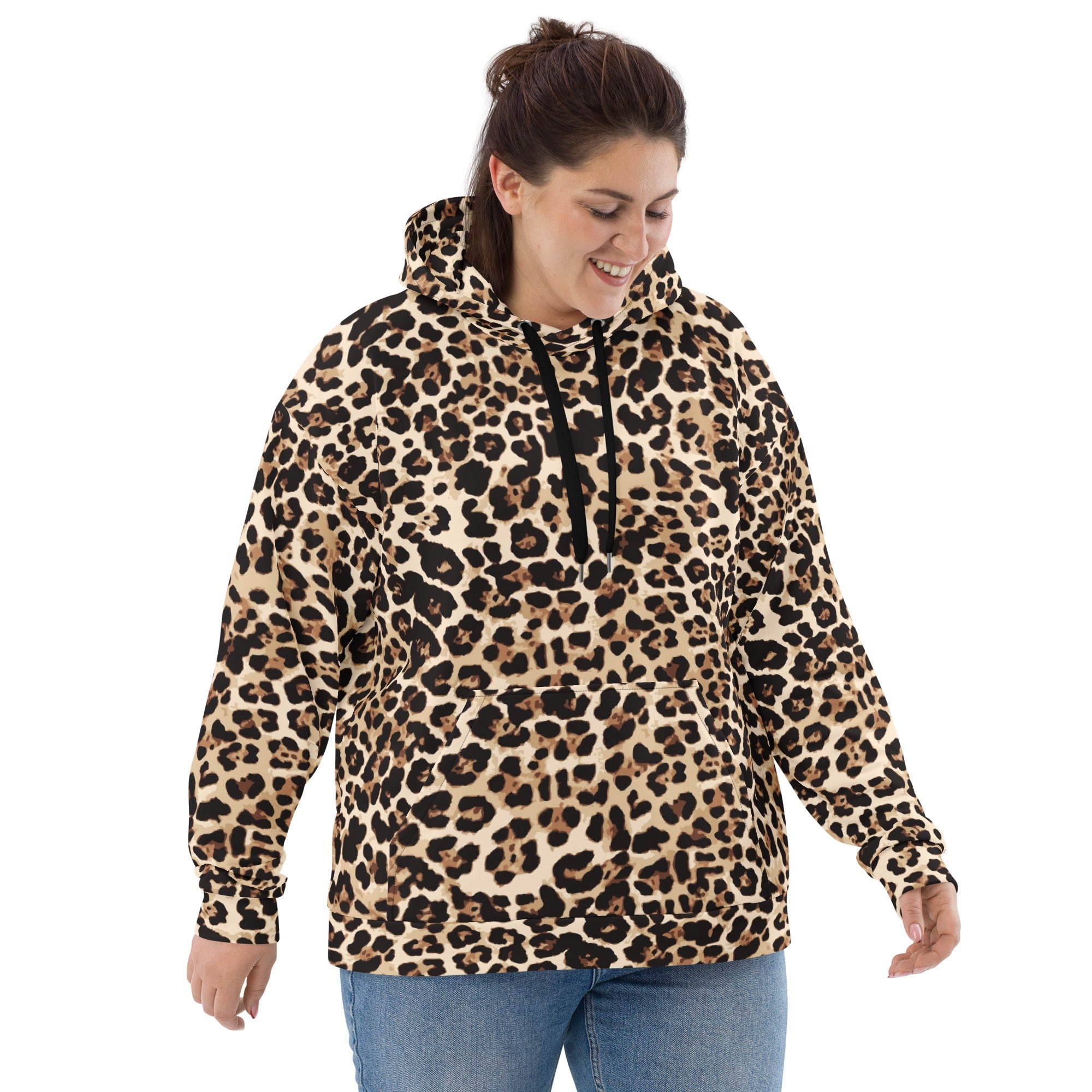 Camo Colors | Classic Leopard Print Hoodie | Unisex Design