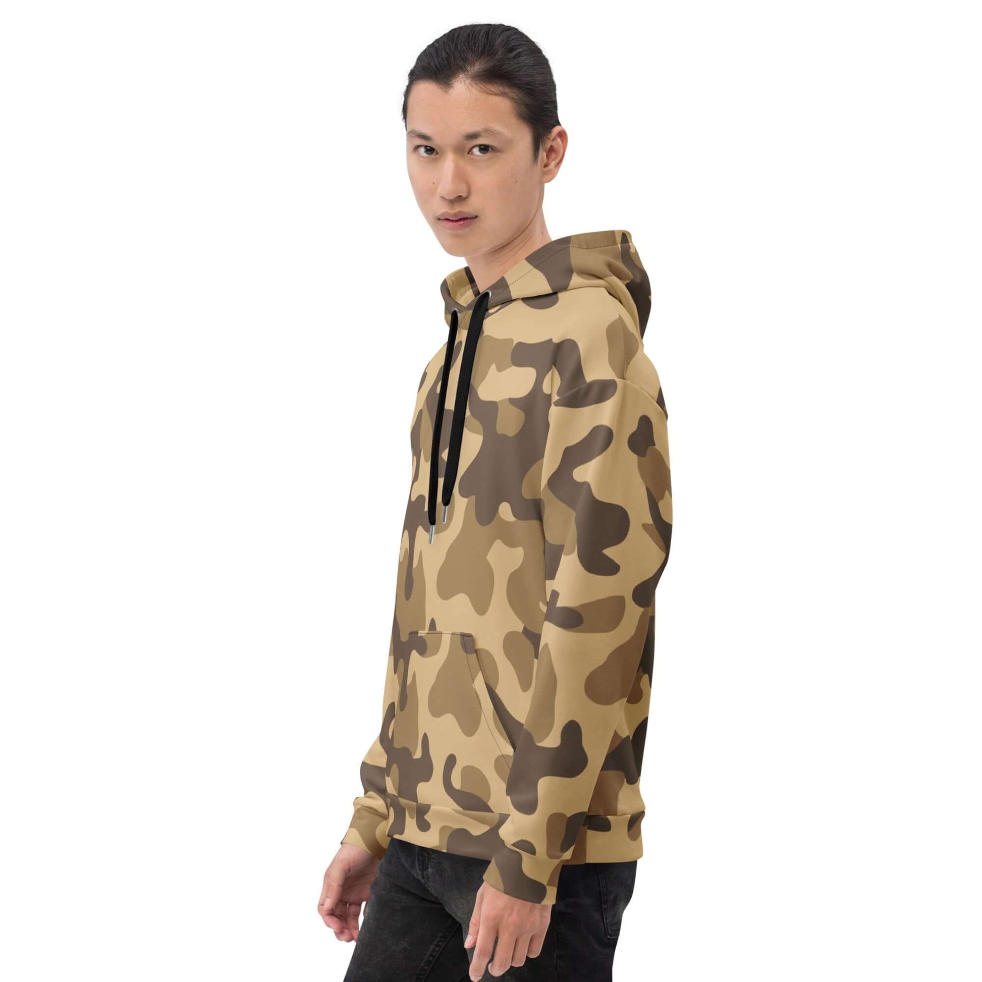 Camo Colors | Army-Style Hoodie in Khaki Camo