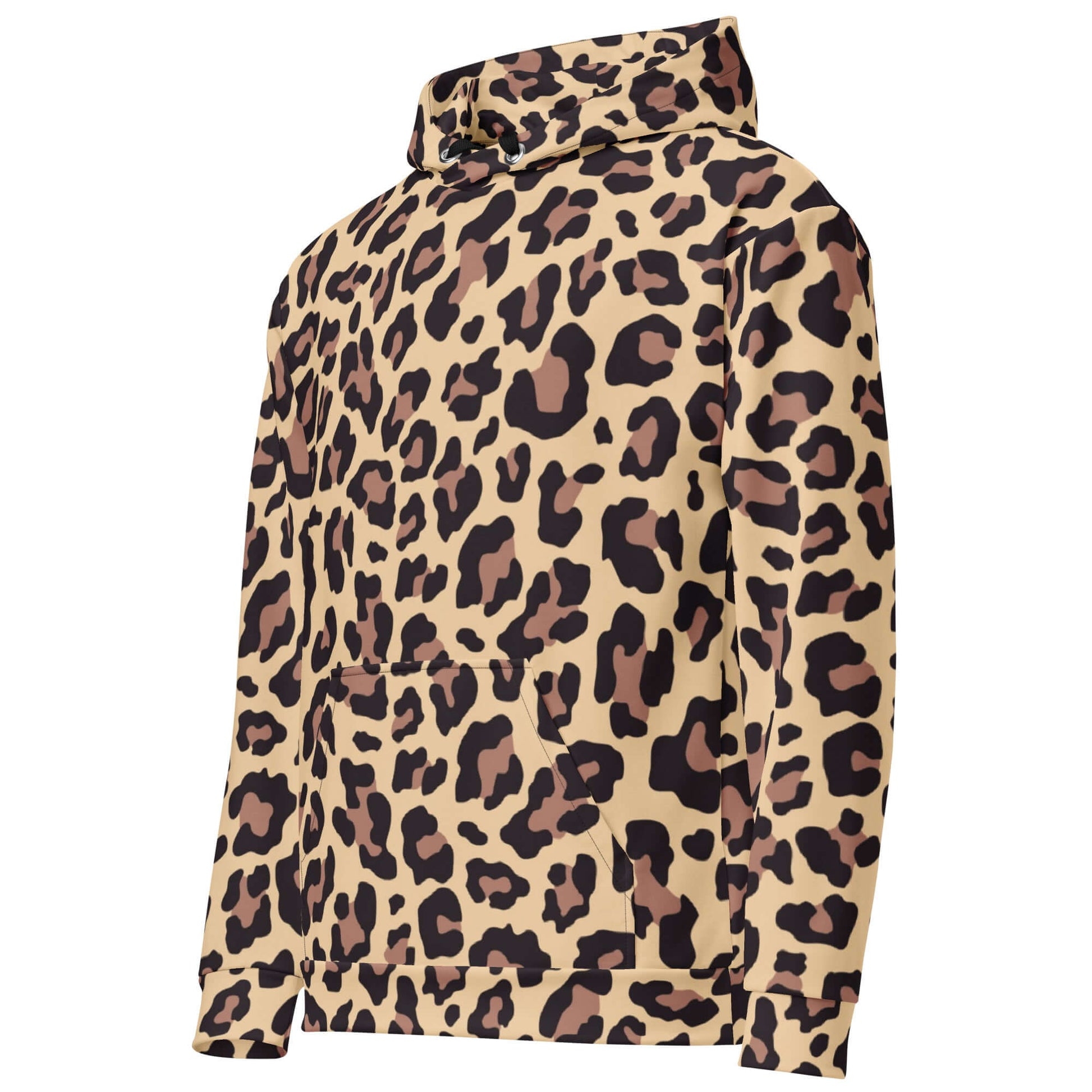 Soft and Heavy Leopard Print Hoodie | Champagne and Pink | Camo Colors