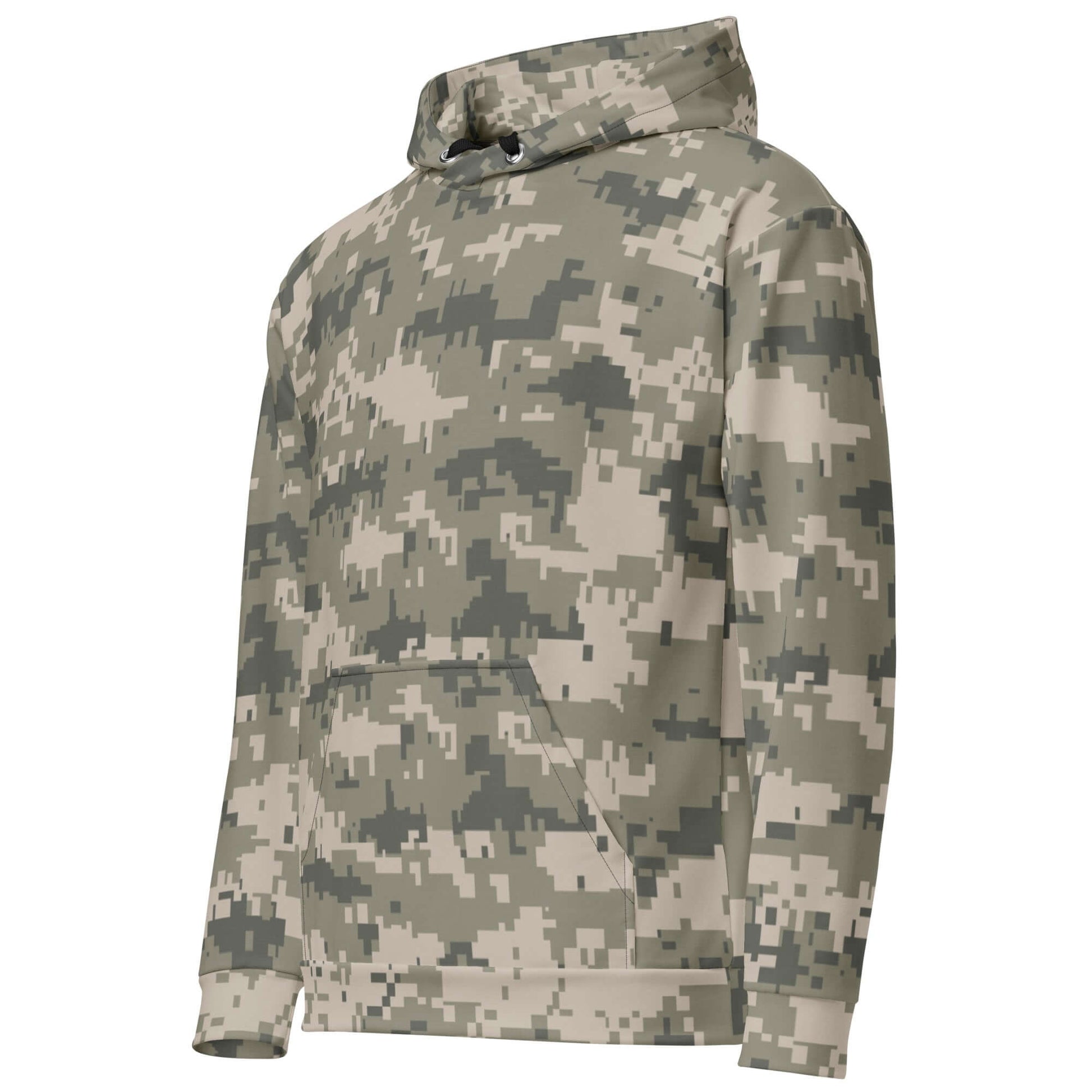Soft and Heavy Camo Hoodie in Khaki Pixel Print | Camo Colors