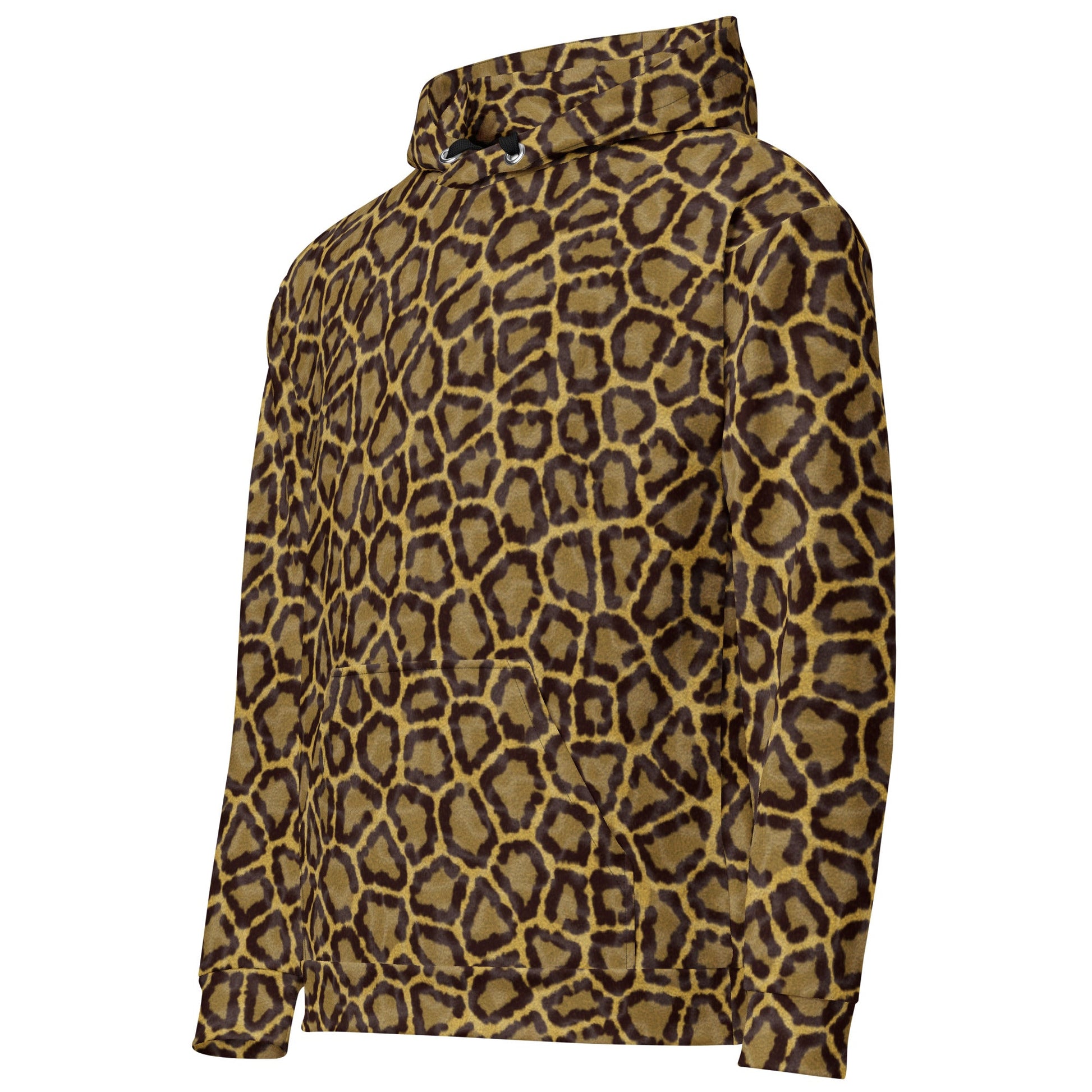 Leopard Print Hoodie | Orange & Gold | Camo Colors