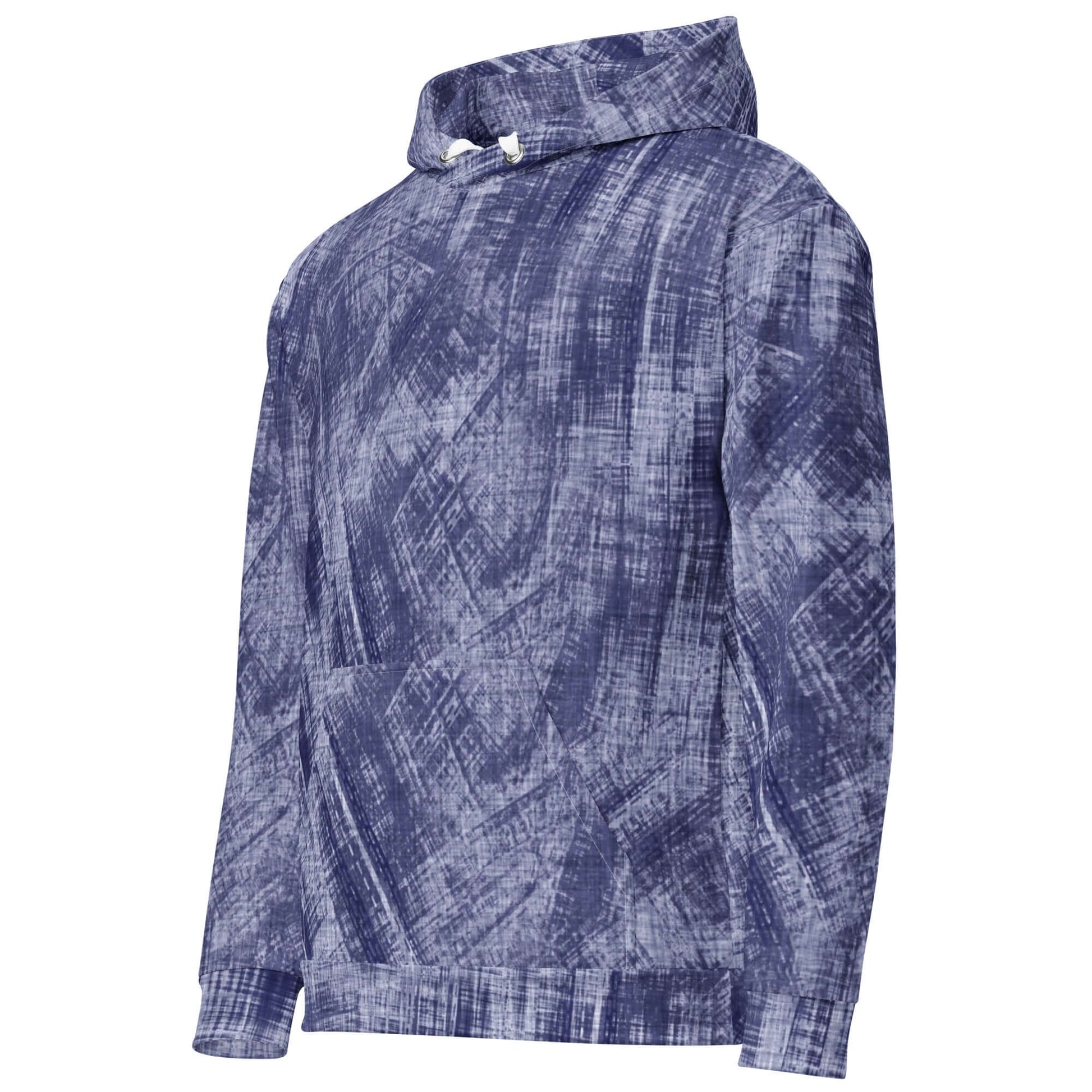 Camo Colors | Blue Wash Denim-Style Hoodie
