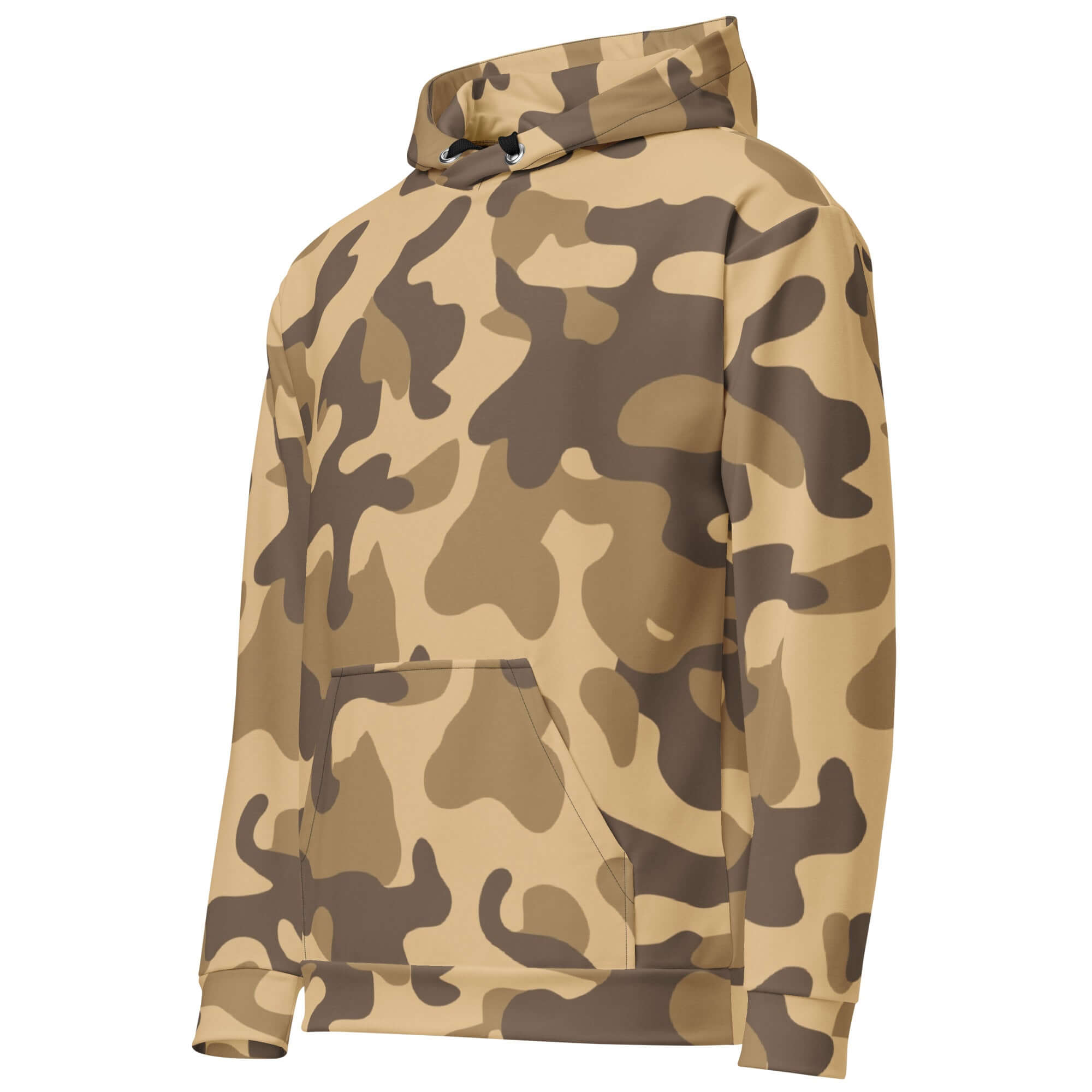 Camo Colors | Army-Style Hoodie in Khaki Camo