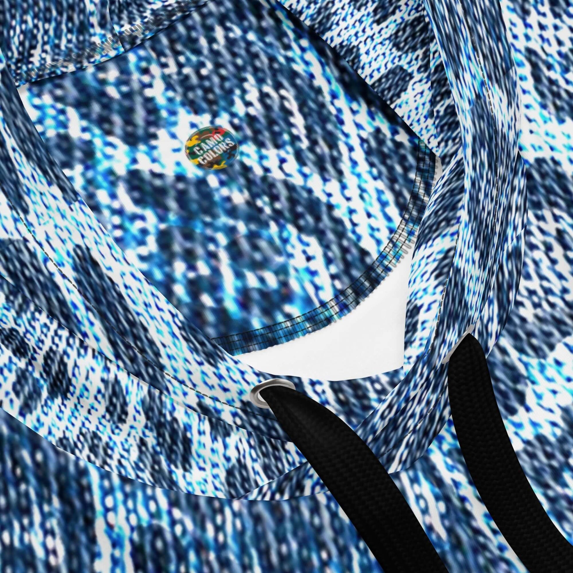 Soft, Thick and Heavy Leopard Print Hoodie | Blue Denim-Style | Camo Colors