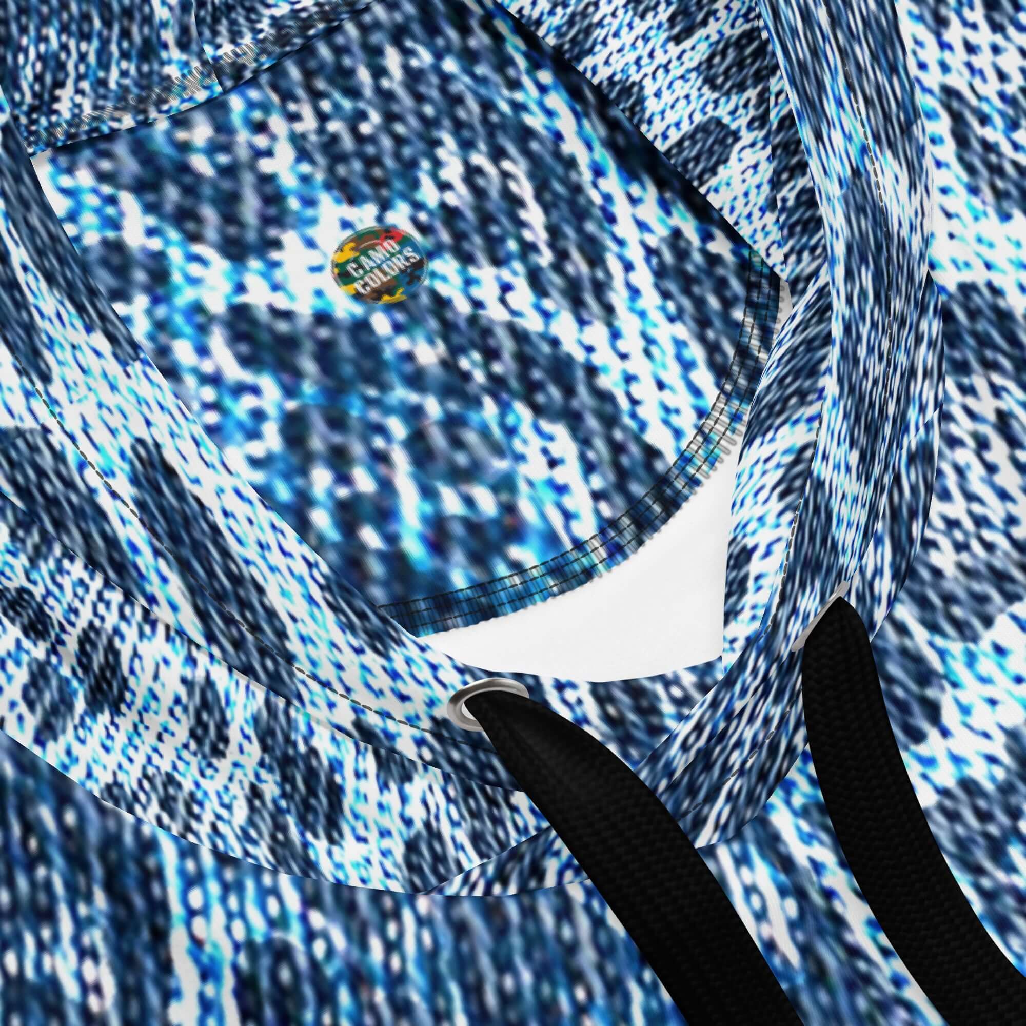 Soft, Thick and Heavy Leopard Print Hoodie | Blue Denim-Style | Camo Colors