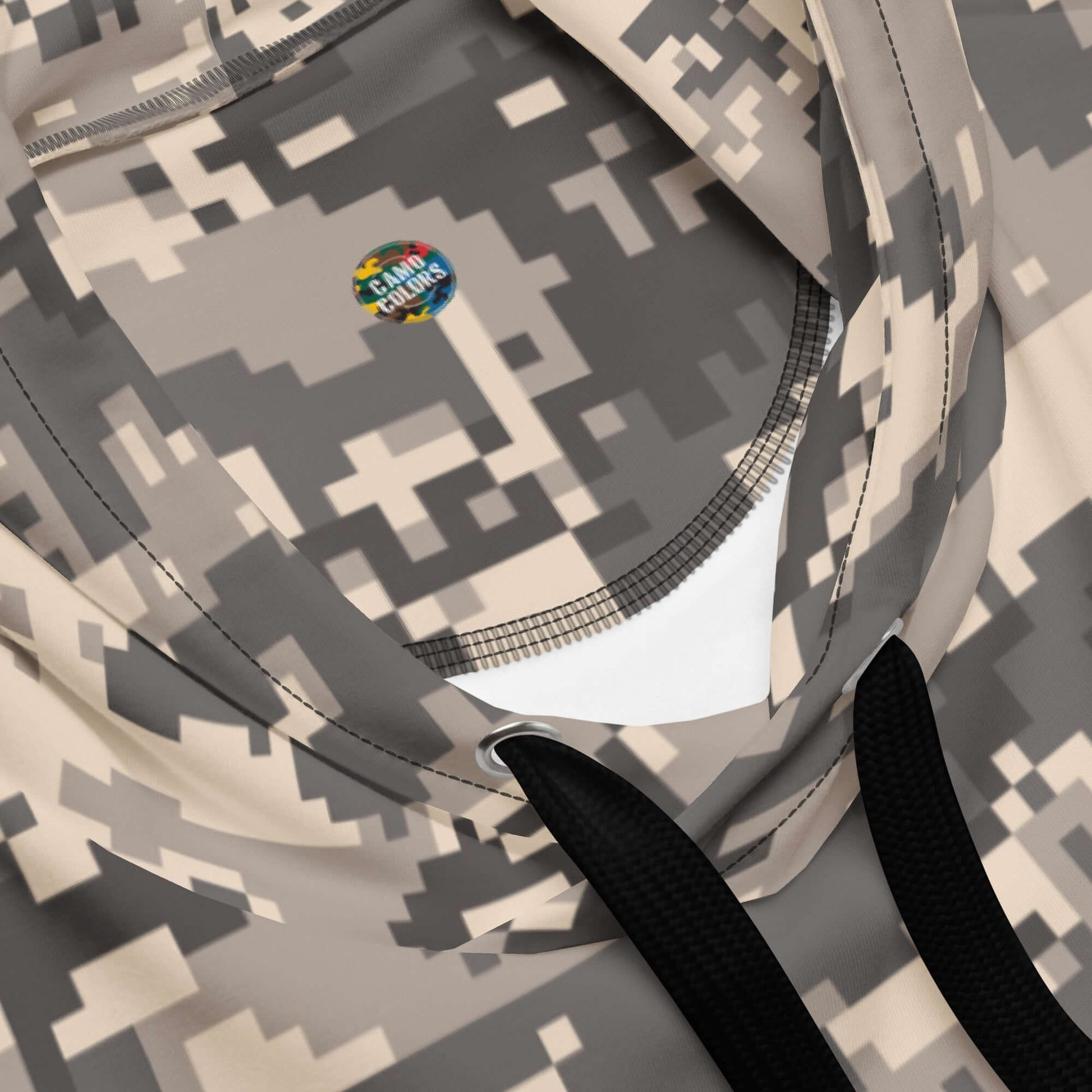 Brown Desert Digital Camouflage Hoodie | Soft and Heavy | Camo Colors