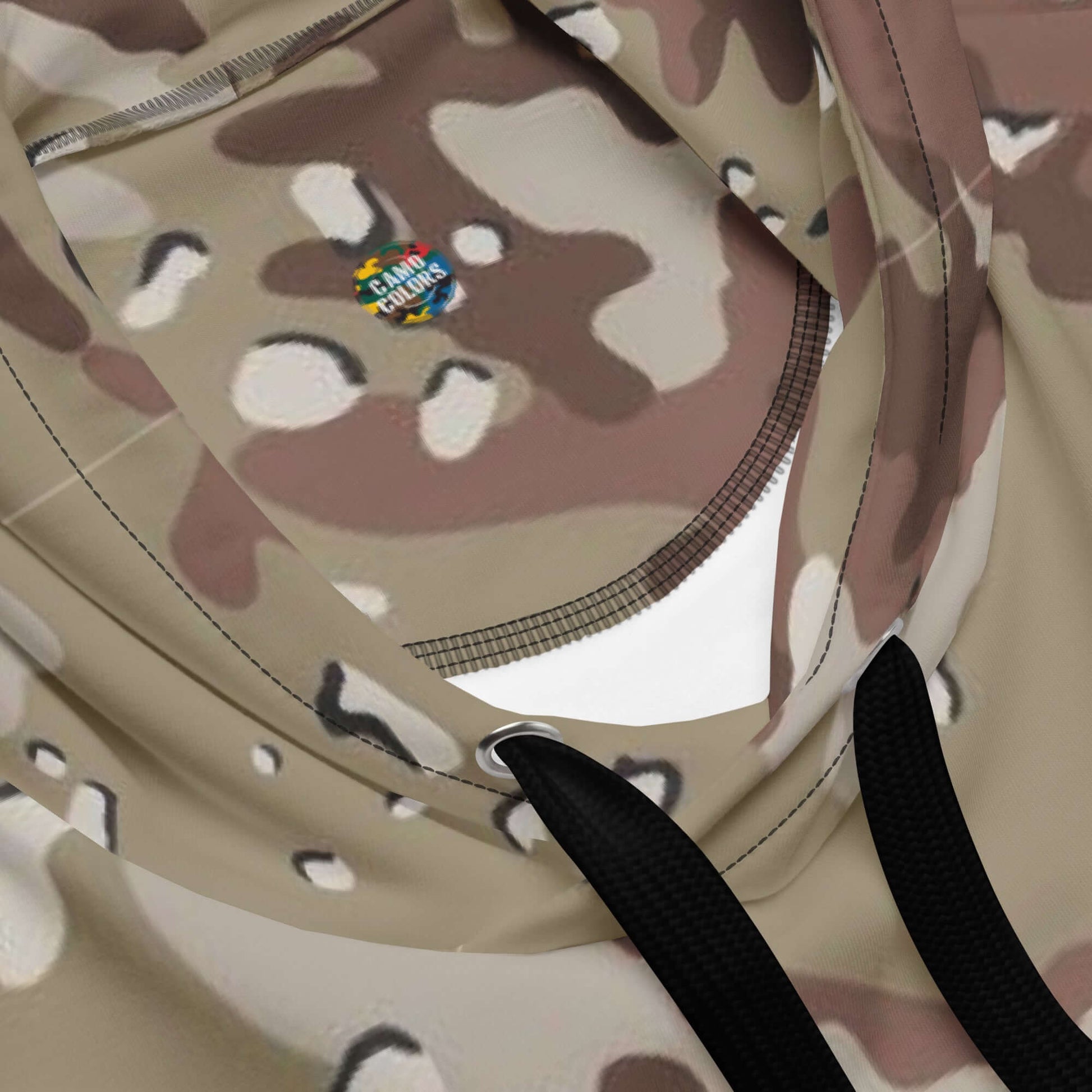 Army Style Hoodie | Brown Desert Camouflage | Camo Colors