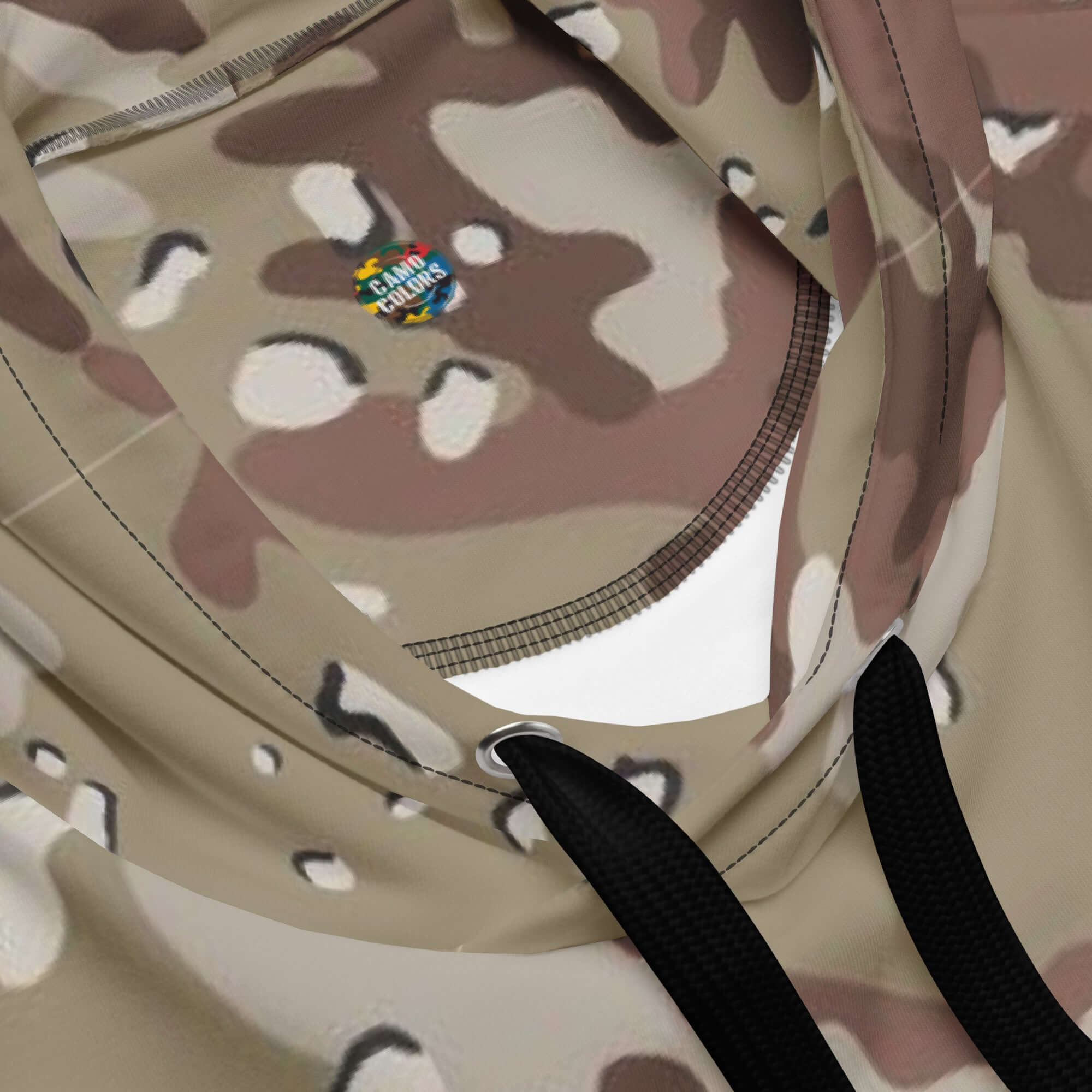 Army Style Hoodie | Brown Desert Camouflage | Camo Colors