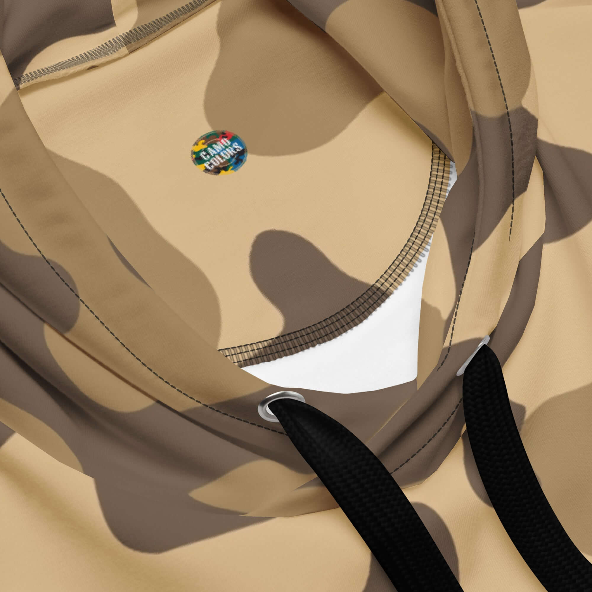 Camo Colors | Army-Style Hoodie in Khaki Camo