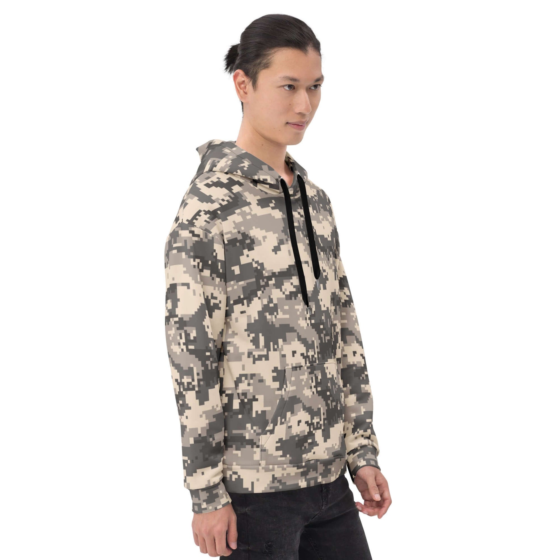 Brown Desert Digital Camouflage Hoodie | Soft and Heavy | Camo Colors