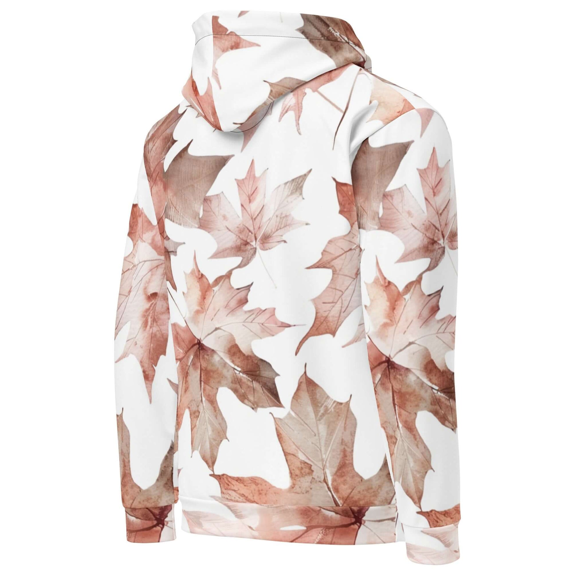 Maple Leaf Hoodie | Soft White Watercolor | Camo Colors