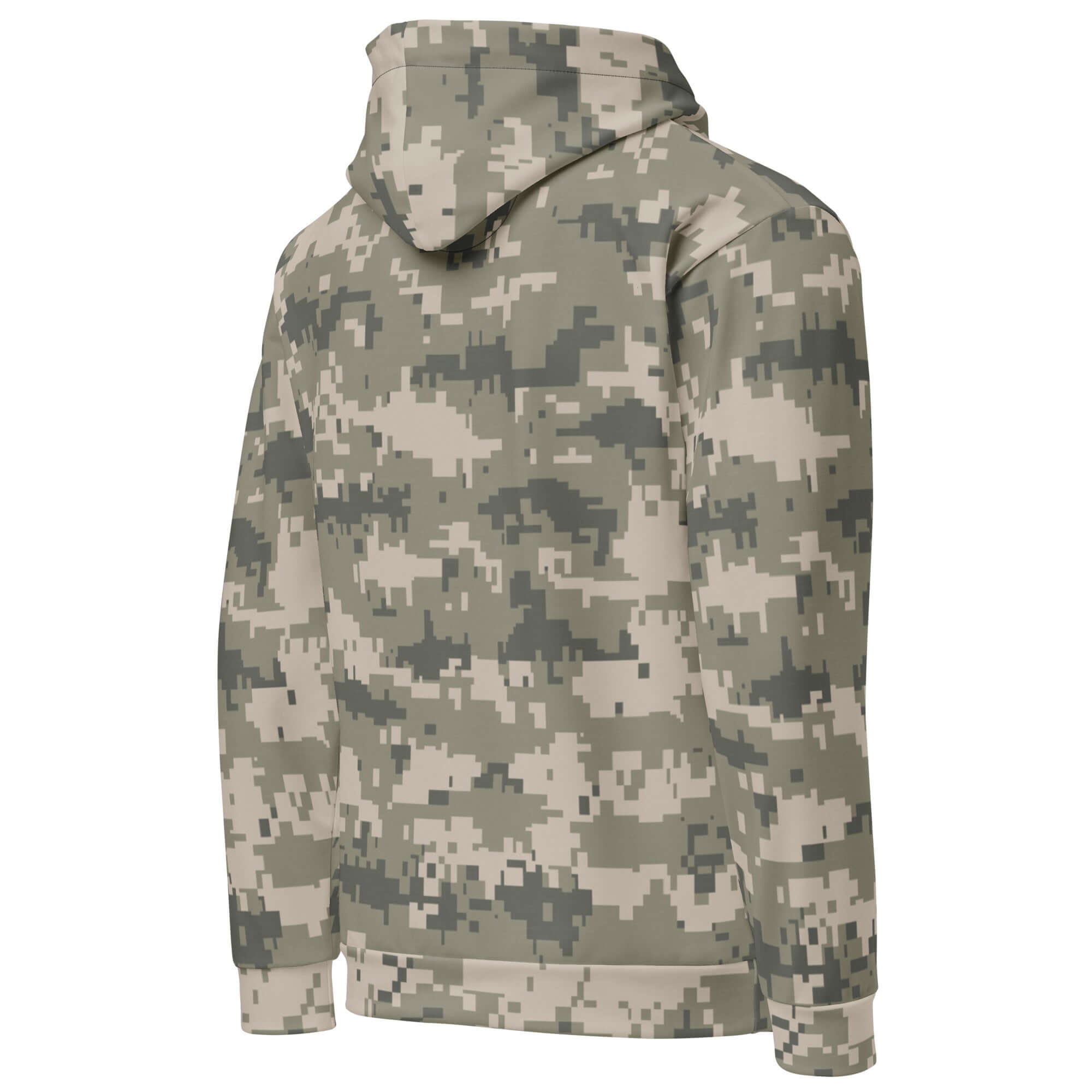 Soft and Heavy Camo Hoodie in Khaki Pixel Print | Camo Colors